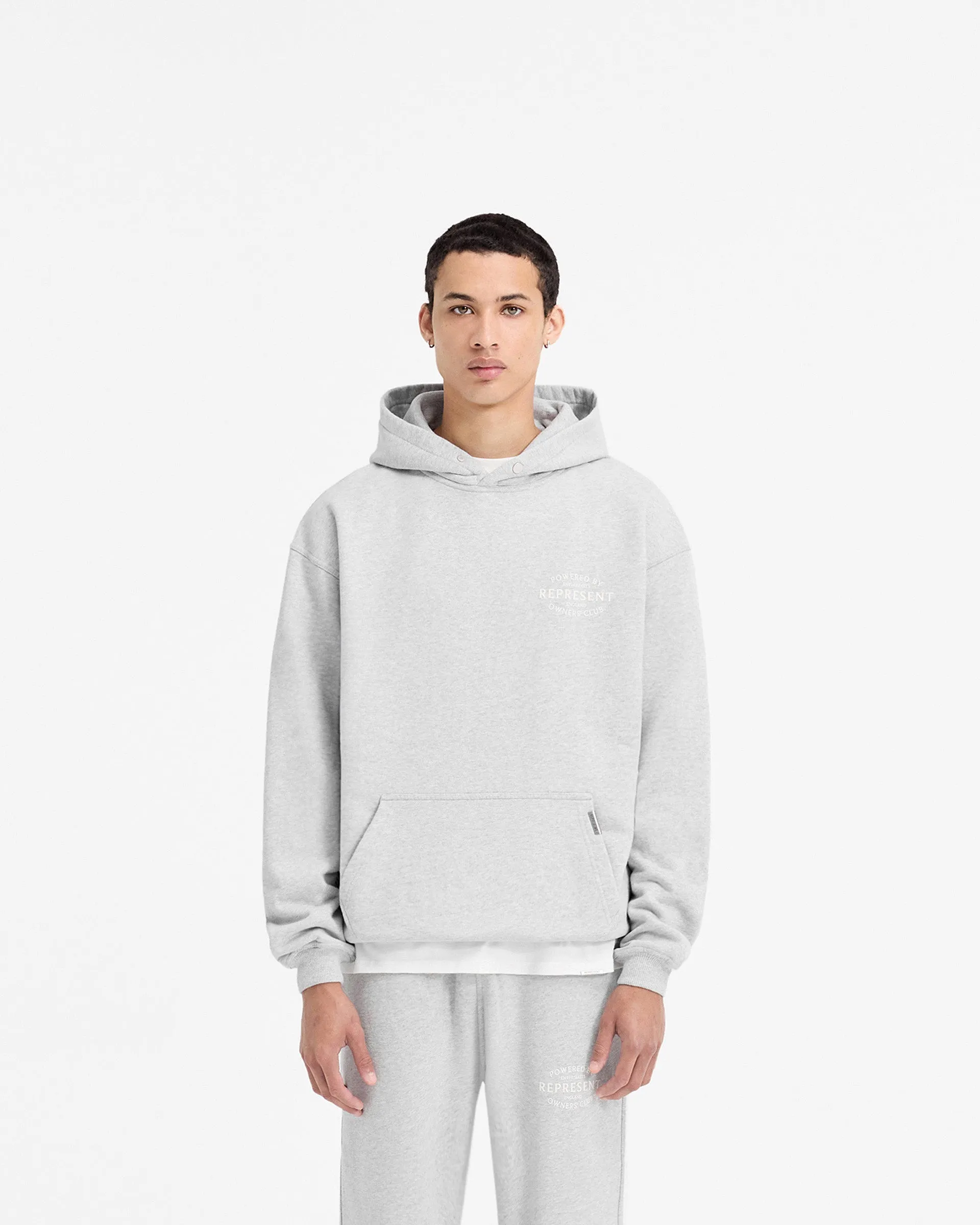 Represent Owners Club Stamp Hoodie - Ash Grey sold by Represent product image thumbnail 3
