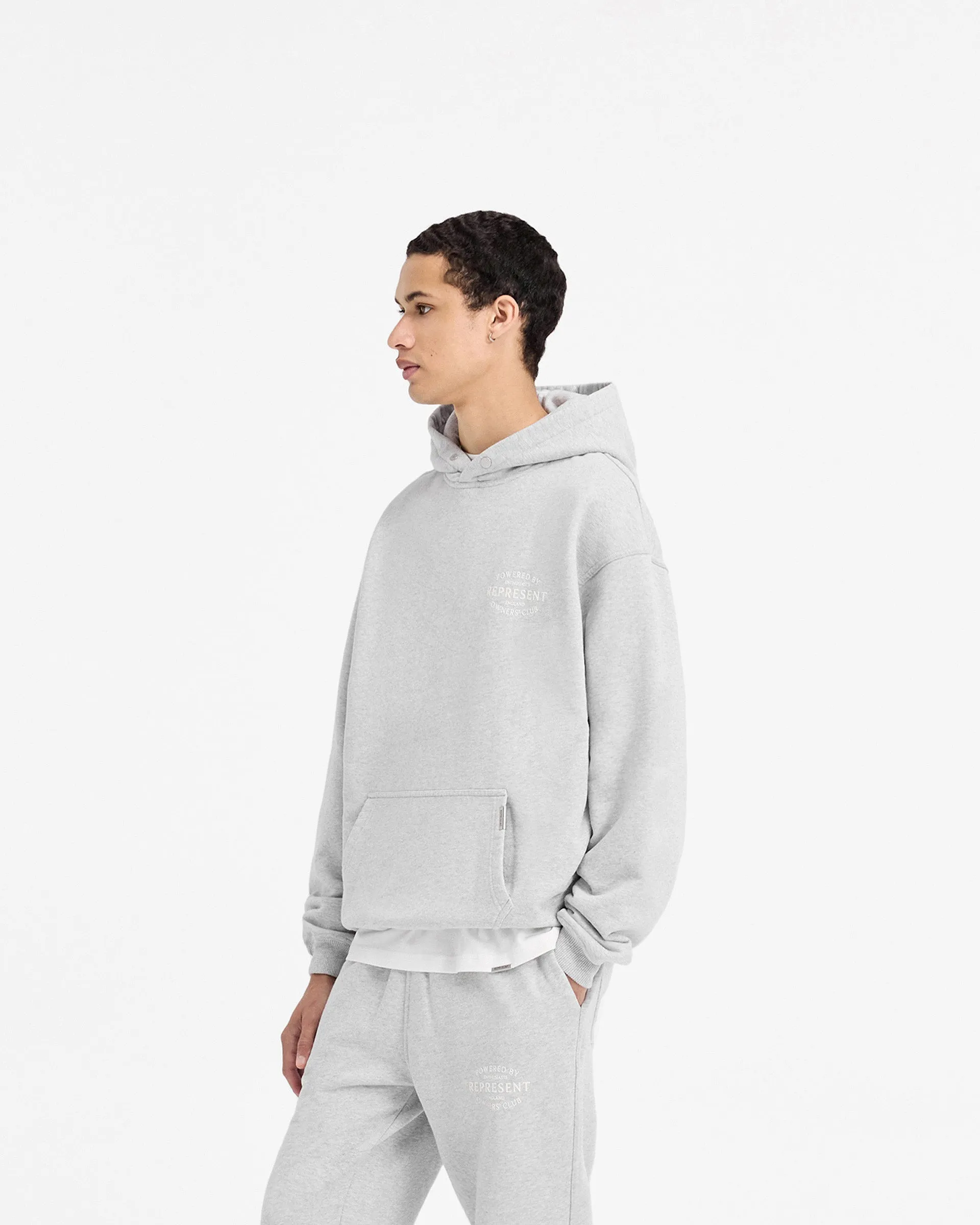 Represent Owners Club Stamp Hoodie - Ash Grey sold by Represent product image thumbnail 4