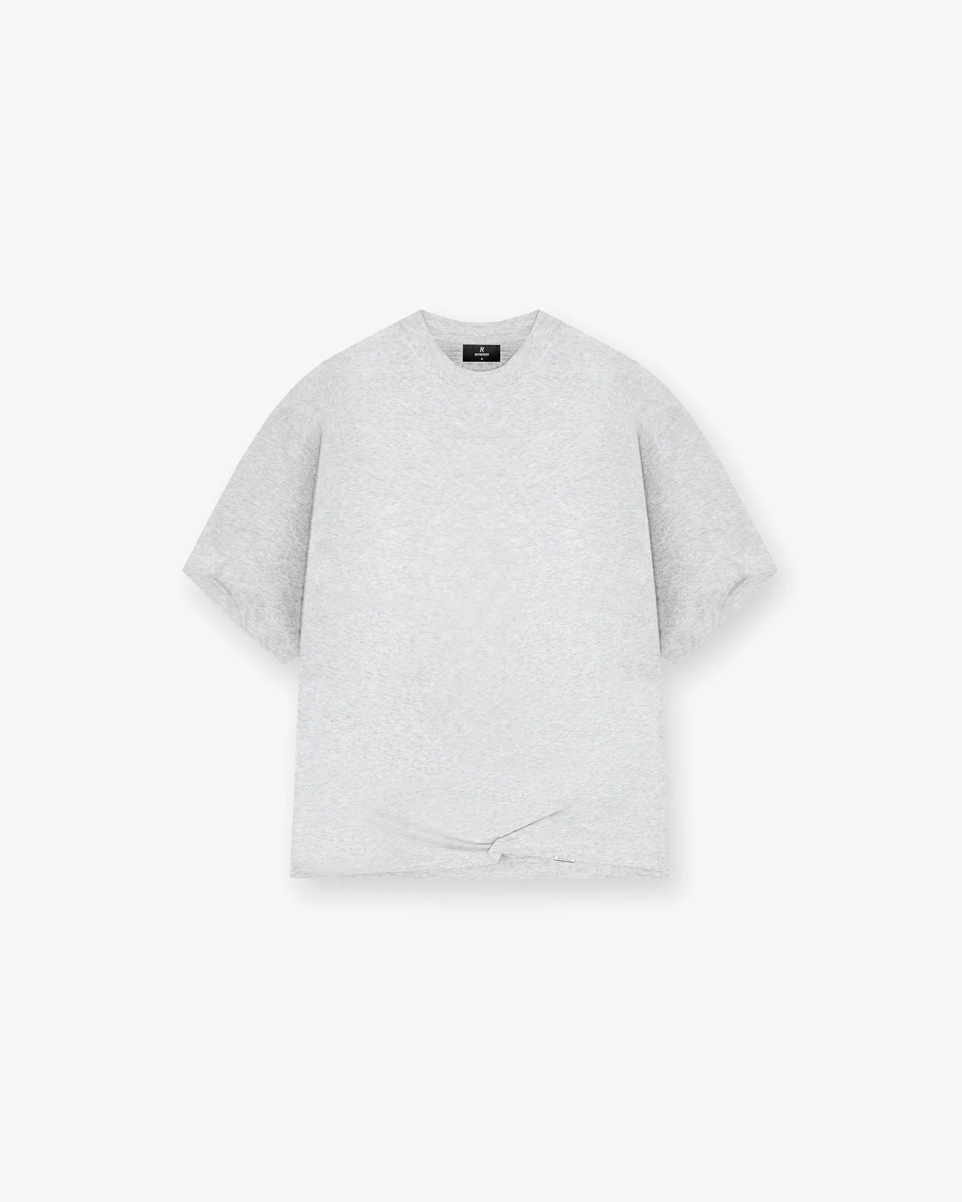 Initial Boxy T-Shirt - Ice Grey Marl sold by Represent