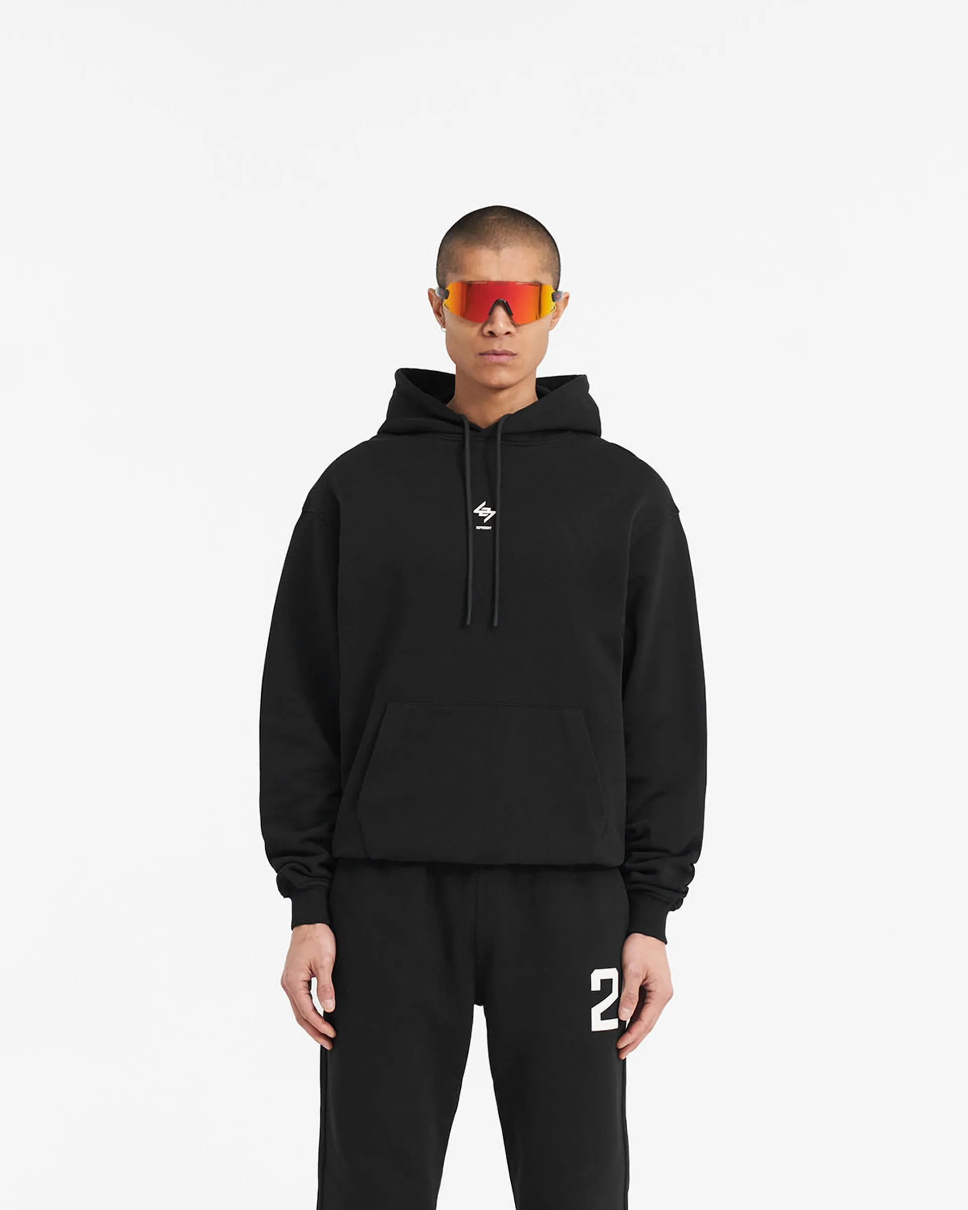 247 Oversized Hoodie - Jet Black sold by Represent product image thumbnail 3