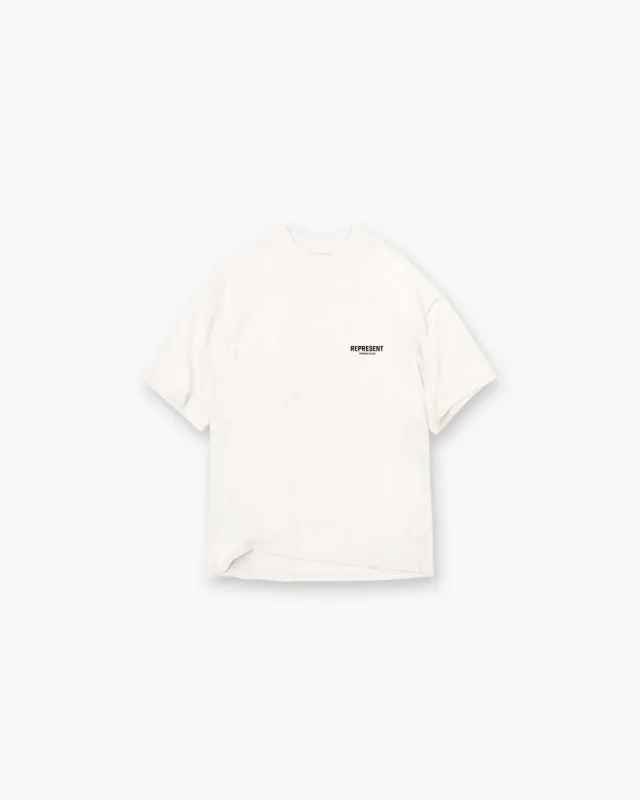 Represent Owners Club T-Shirt - Flat White sold by Represent