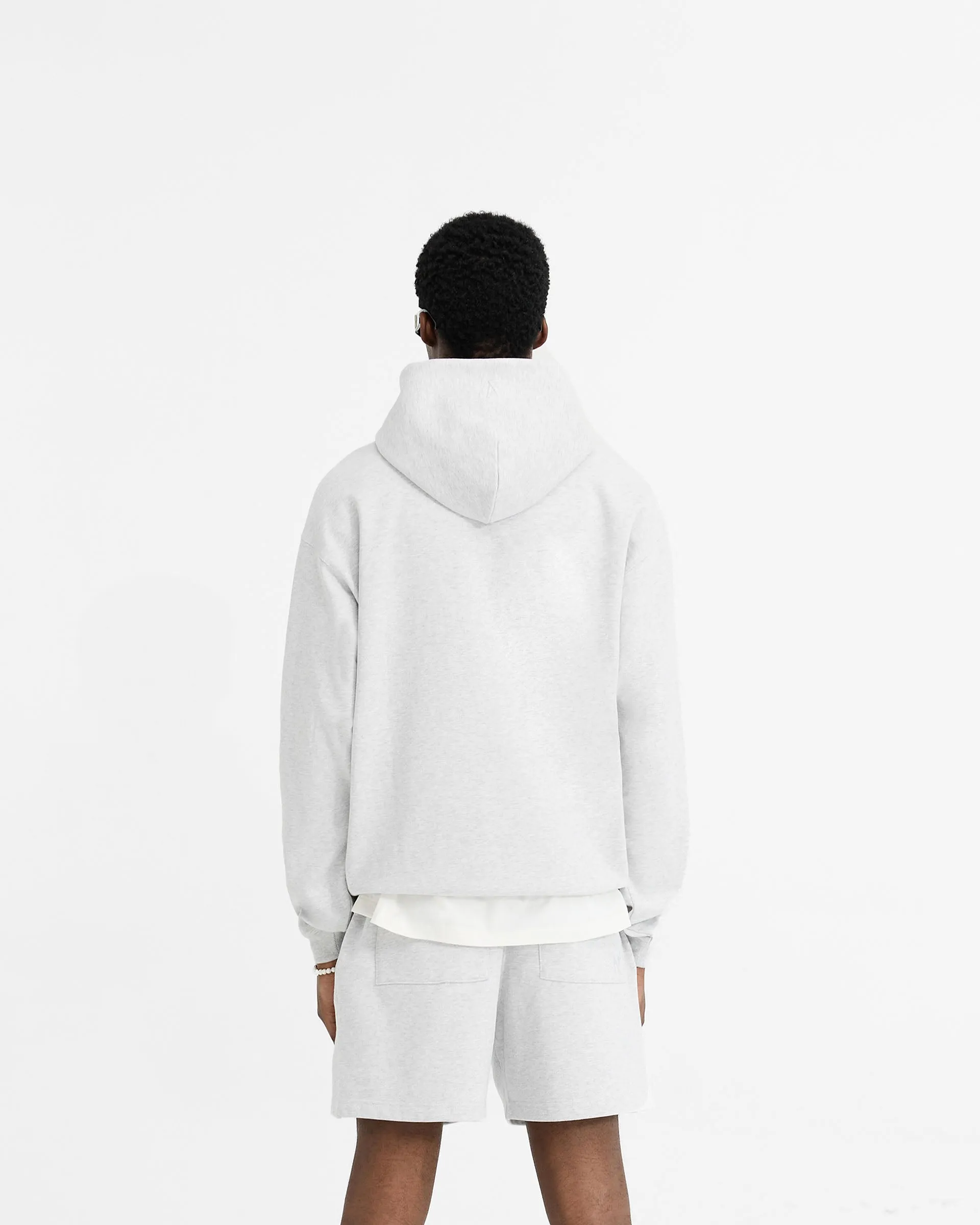 Initial Oversized Hoodie - Ice Grey Marl sold by Represent product image thumbnail 4