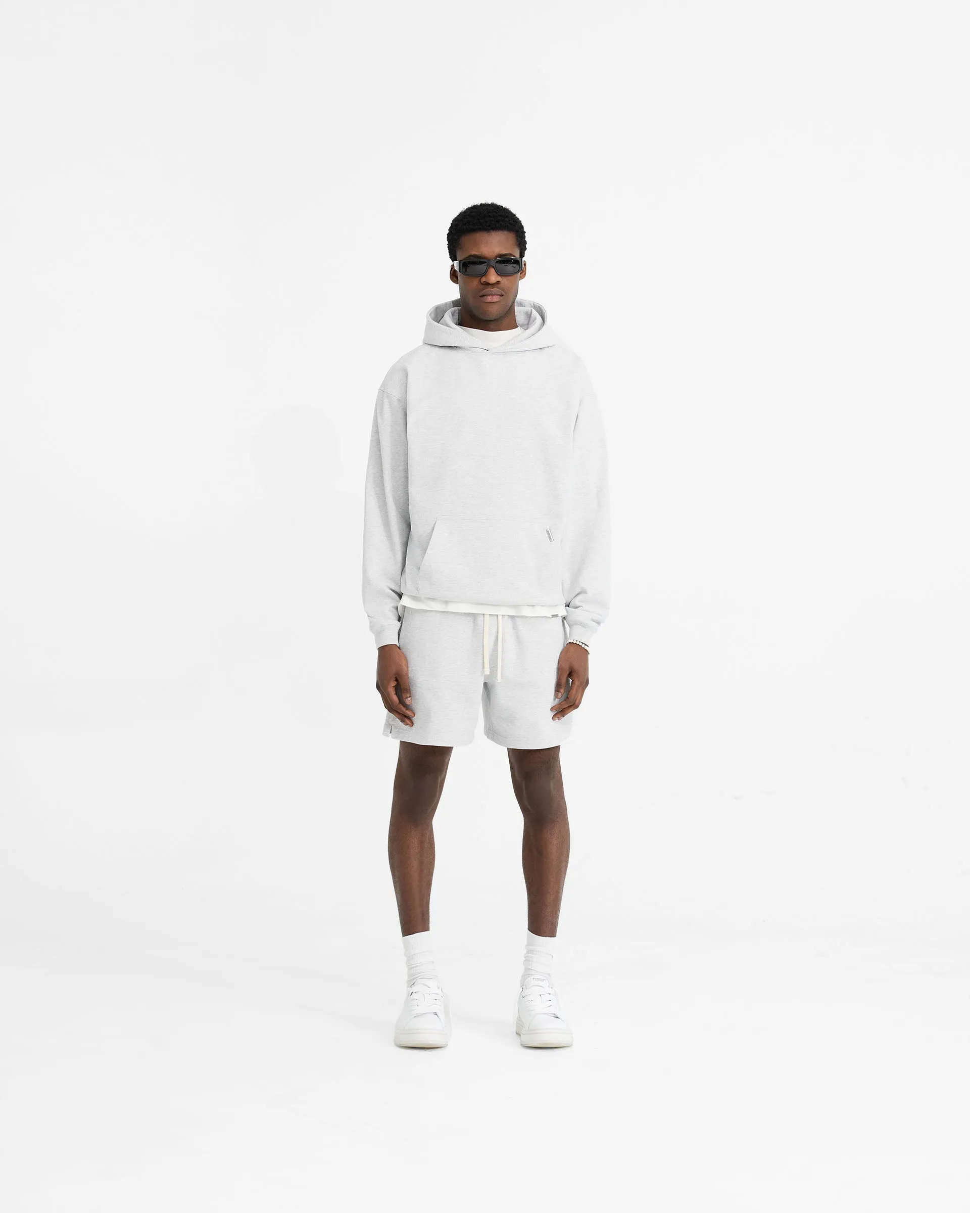Initial Oversized Hoodie - Ice Grey Marl sold by Represent product image thumbnail 5