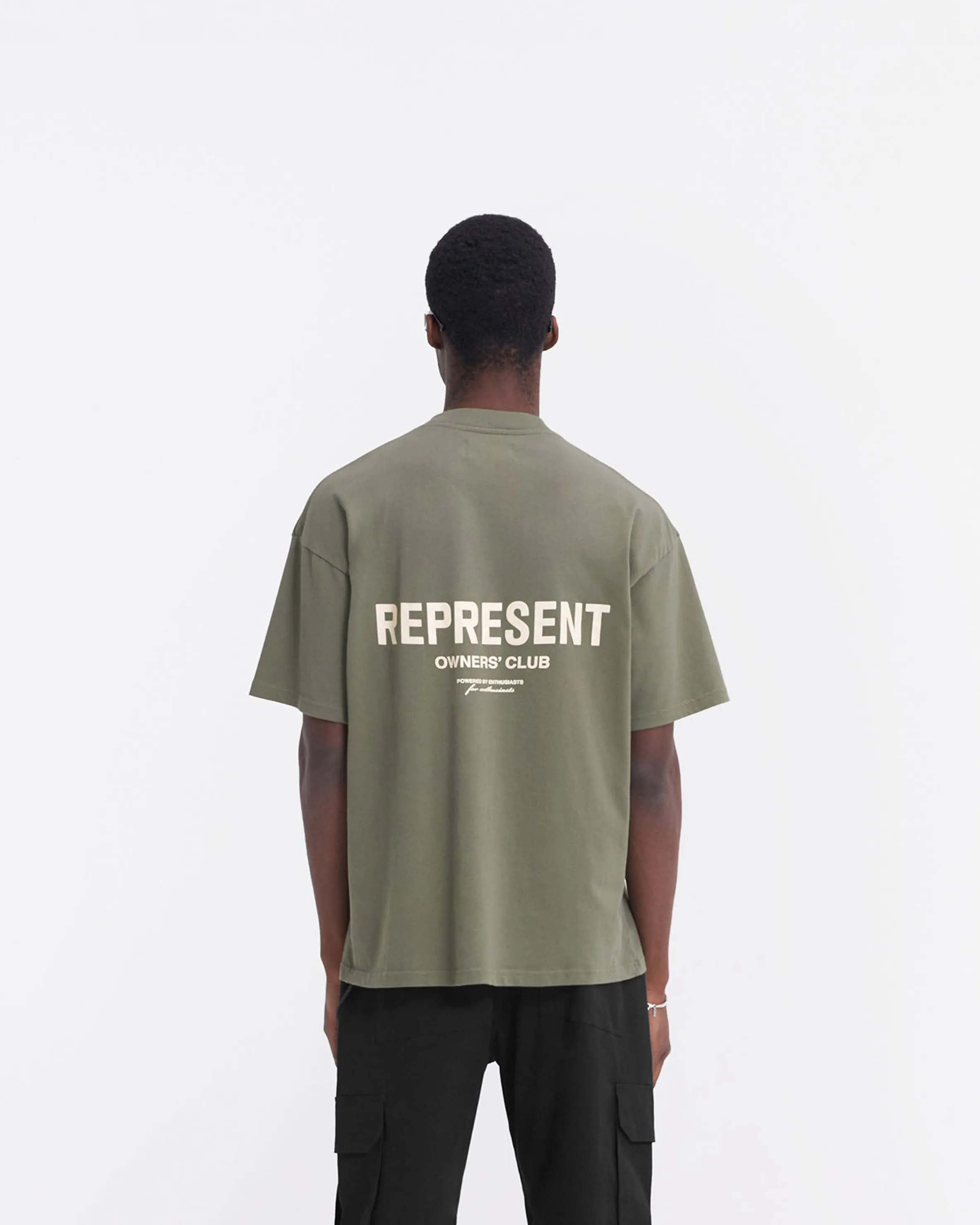 Represent Owners Club T-Shirt - Olive sold by Represent product image thumbnail 5