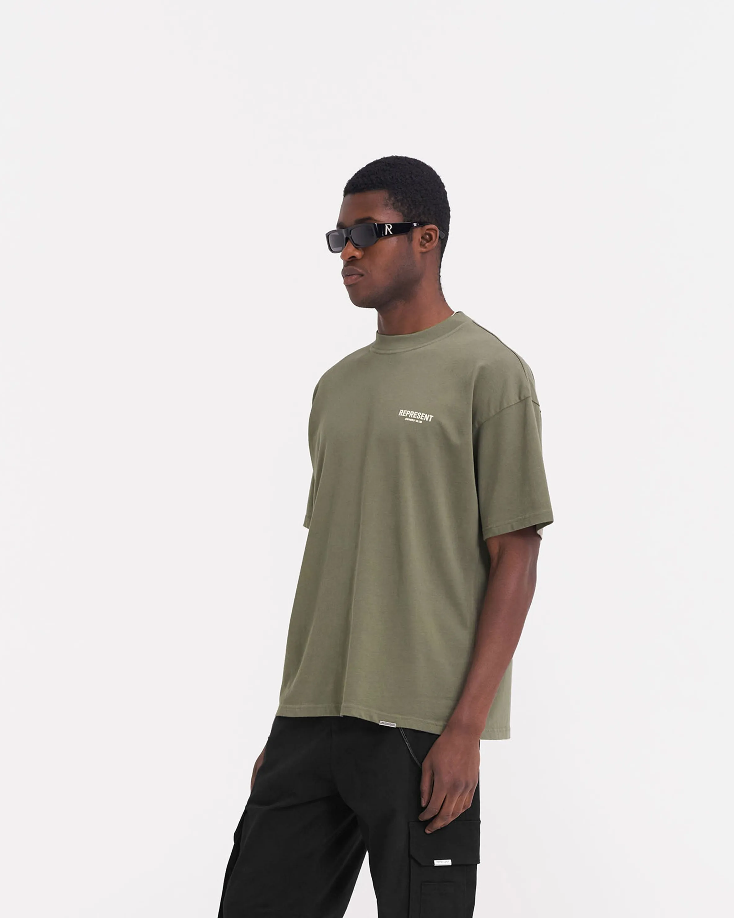 Represent Owners Club T-Shirt - Olive sold by Represent product image thumbnail 4