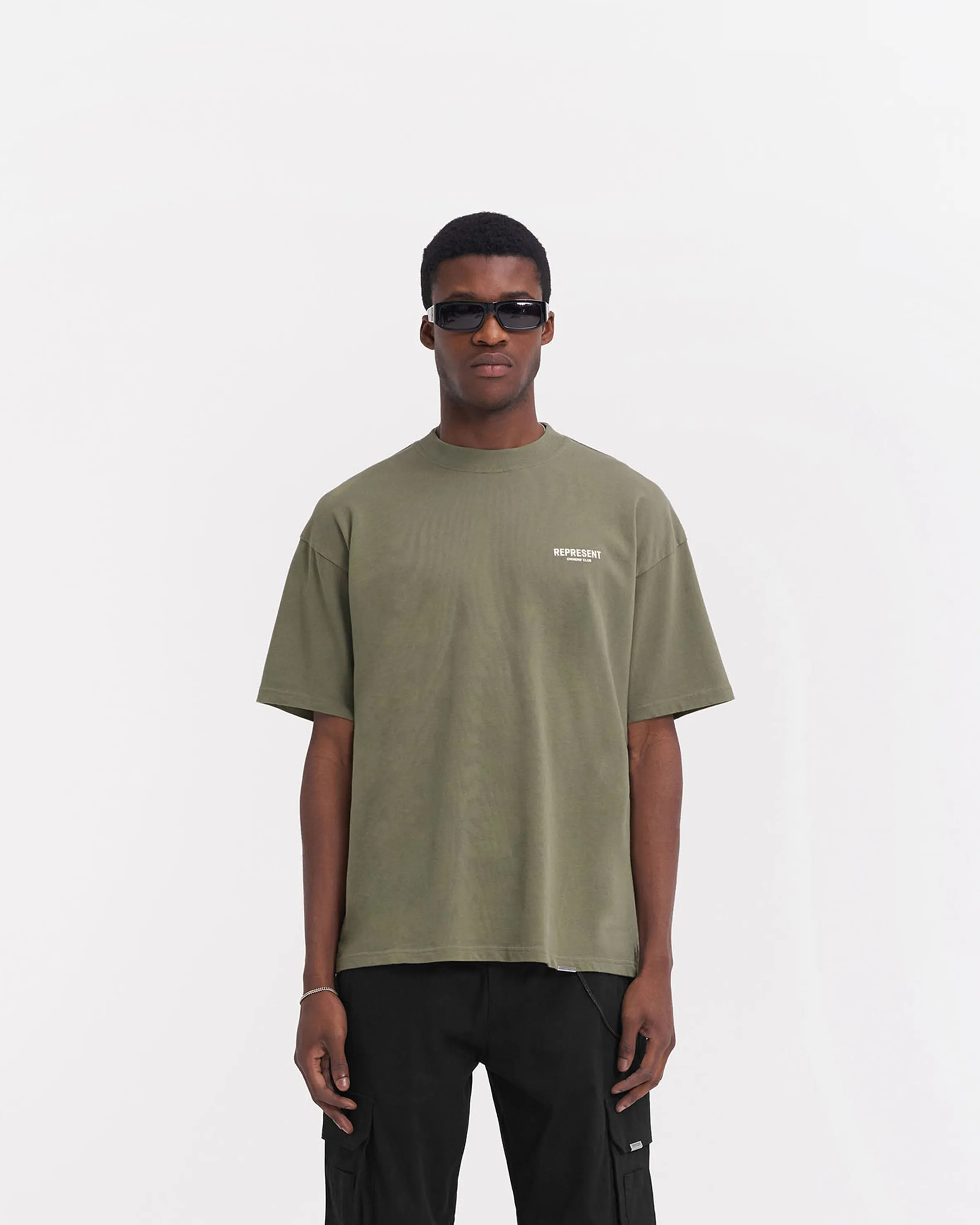 Represent Owners Club T-Shirt - Olive sold by Represent product image thumbnail 3