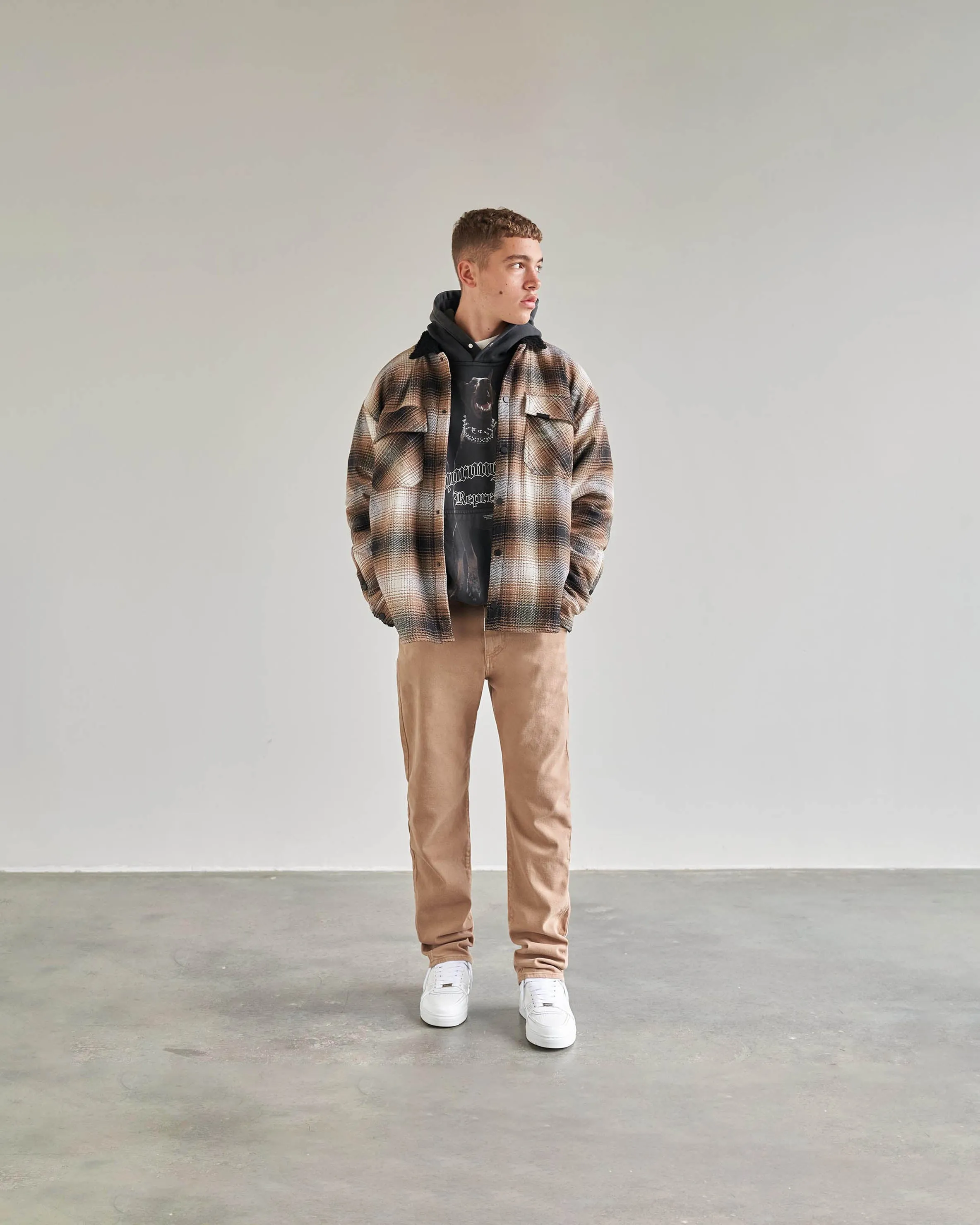 Sherpa Shirt - Brown sold by Represent product image thumbnail 4