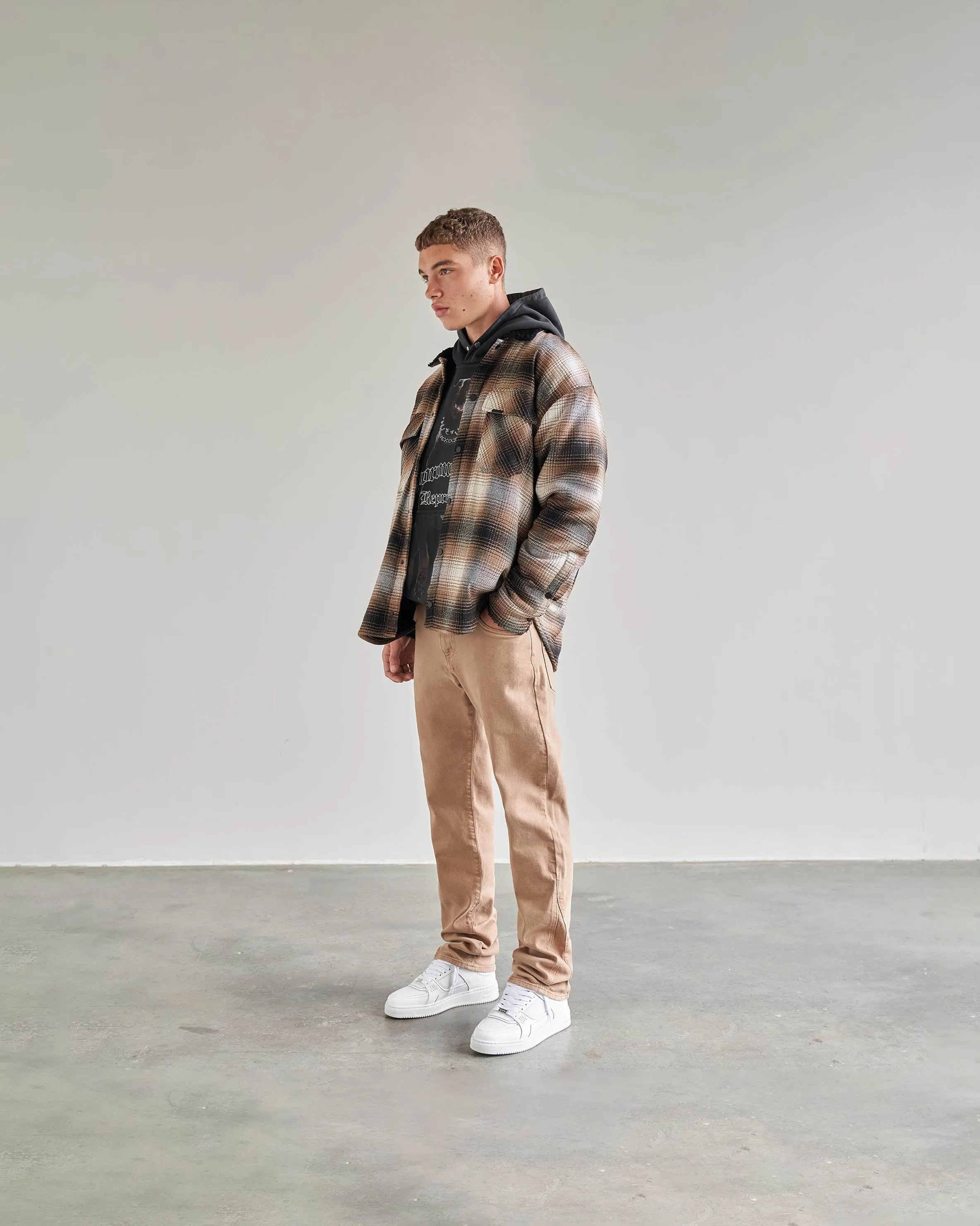 Sherpa Shirt - Brown sold by Represent product image thumbnail 3