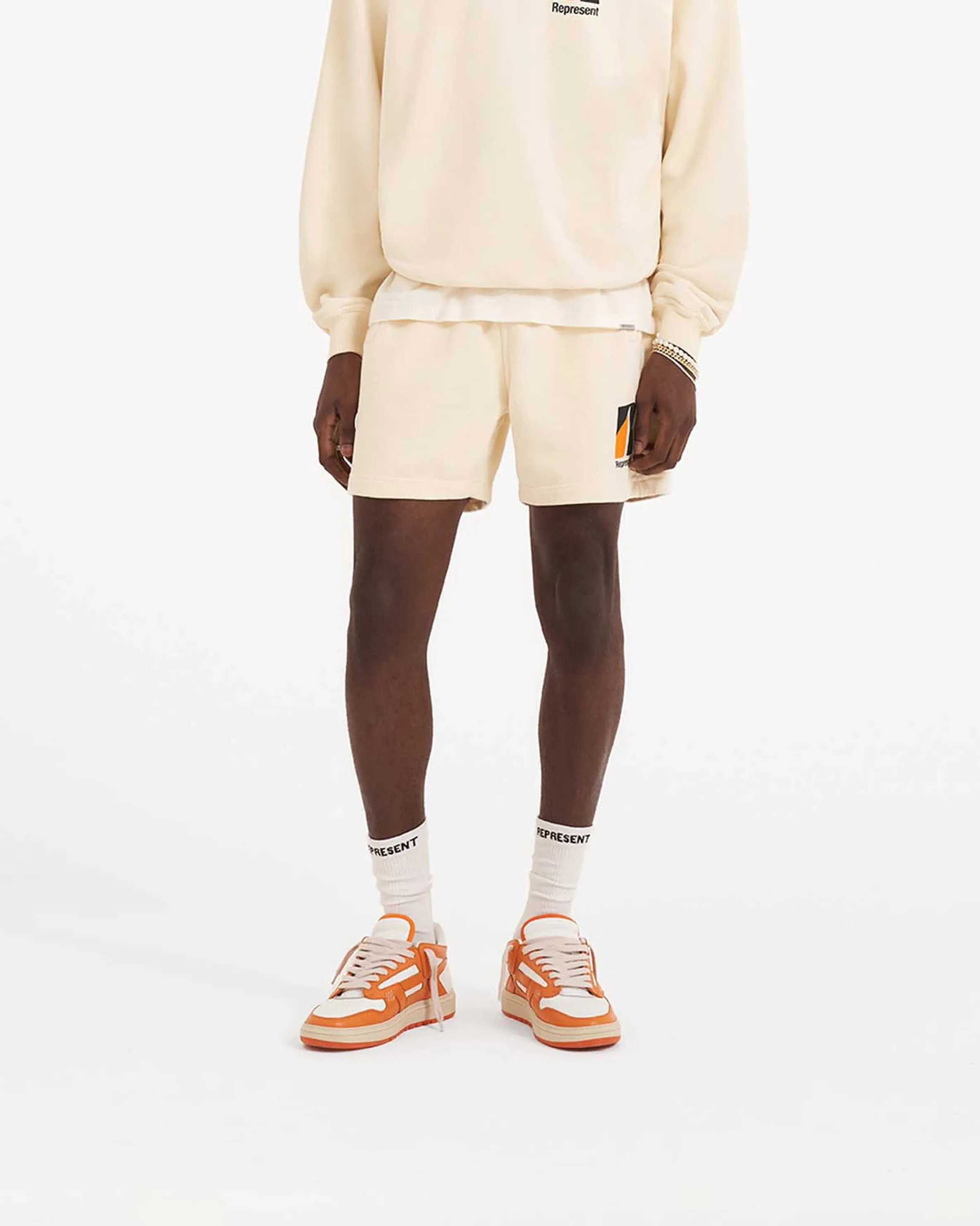 Decade Of Speed Shorts - Cream sold by Represent product image thumbnail 2