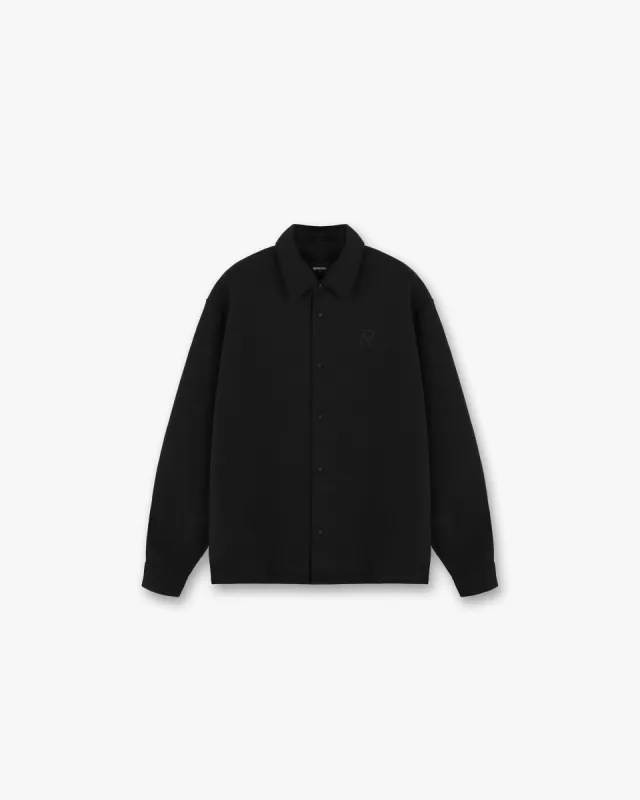 Initial Shirt - Jet Black made by Represent