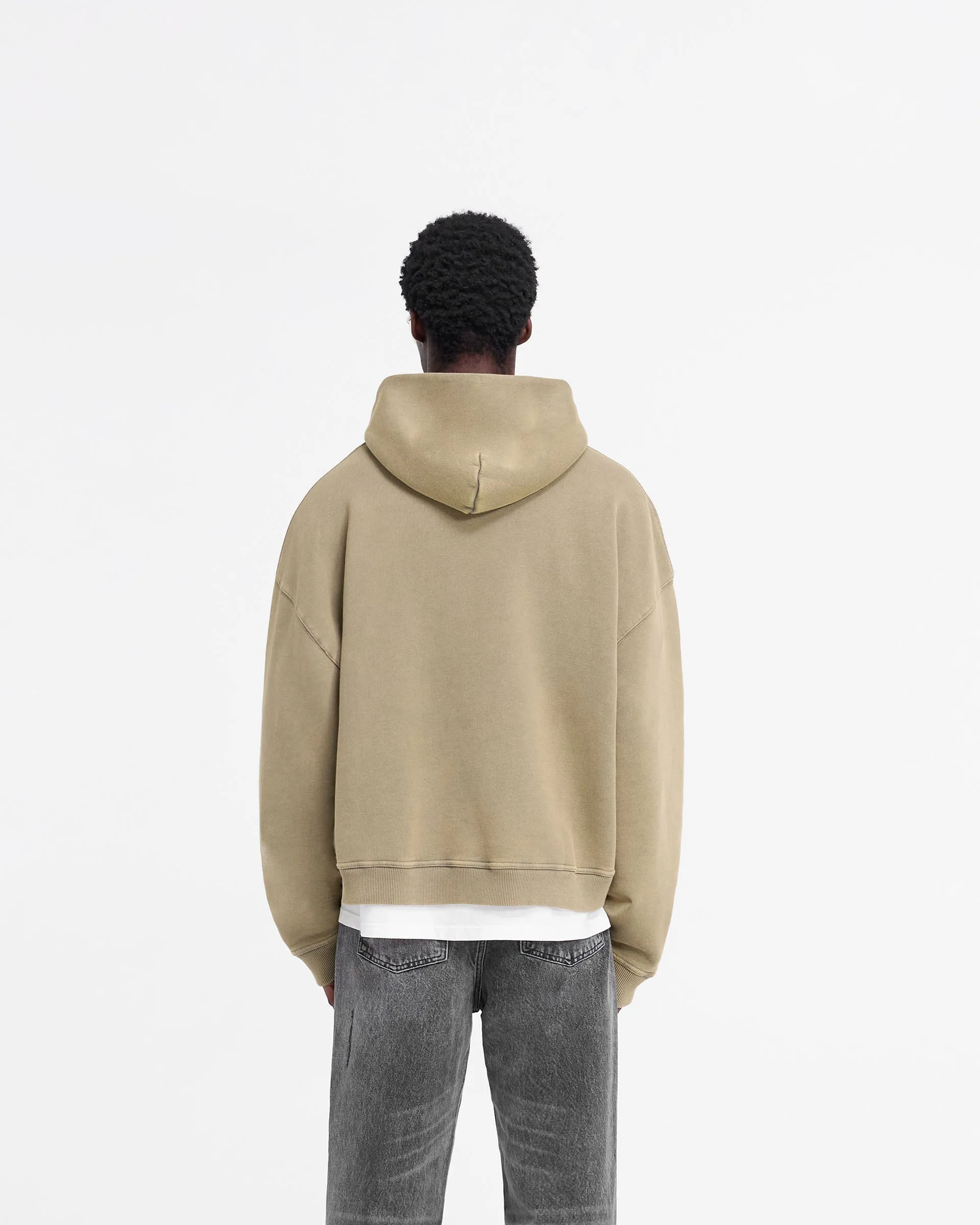 Rep Applique Hoodie - Fawn sold by Represent product image thumbnail 4