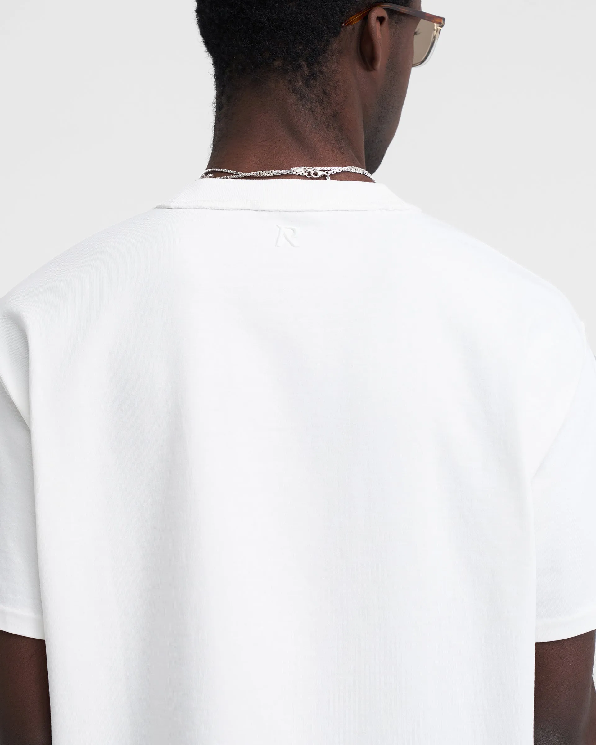 Heavyweight Initial T-Shirt - Flat White sold by Represent product image thumbnail 5