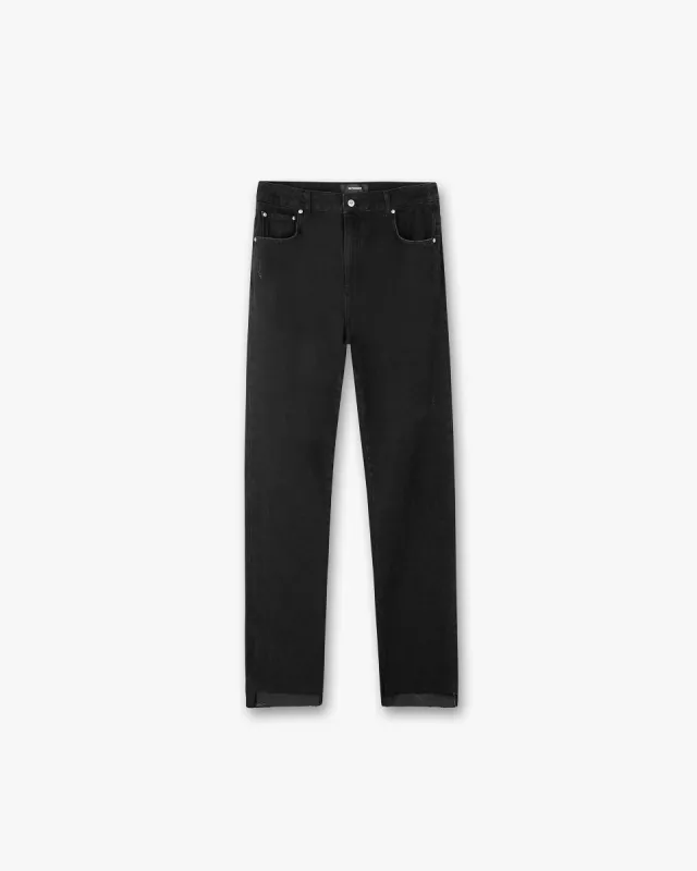 R2 Stepped Hem Denim - Off Black sold by Represent