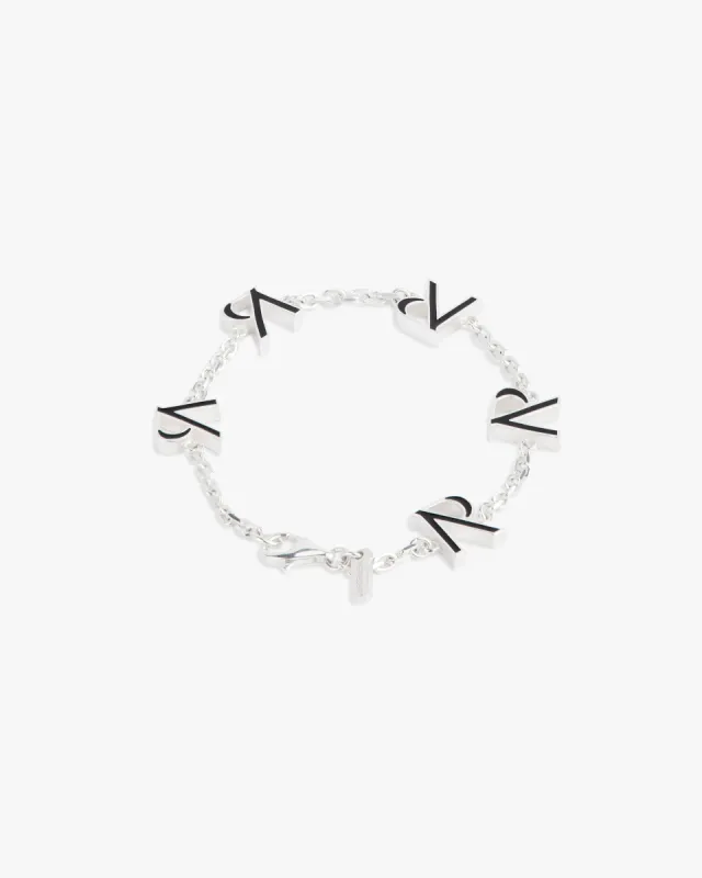 Represent Enamel Bracelet - Silver sold by Represent