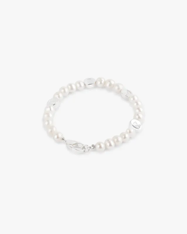 Represent Pearl Bracelet - Silver sold by Represent