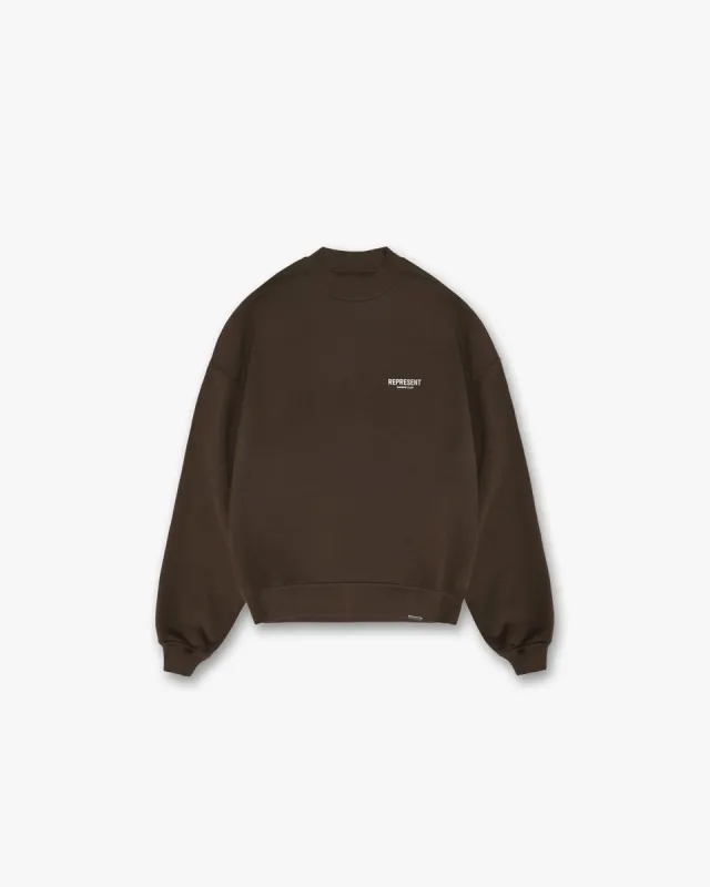 Represent Owners Club Sweater - Brown sold by Represent