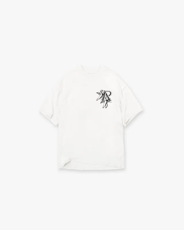 Cherub Initial T-Shirt - Flat White sold by Represent