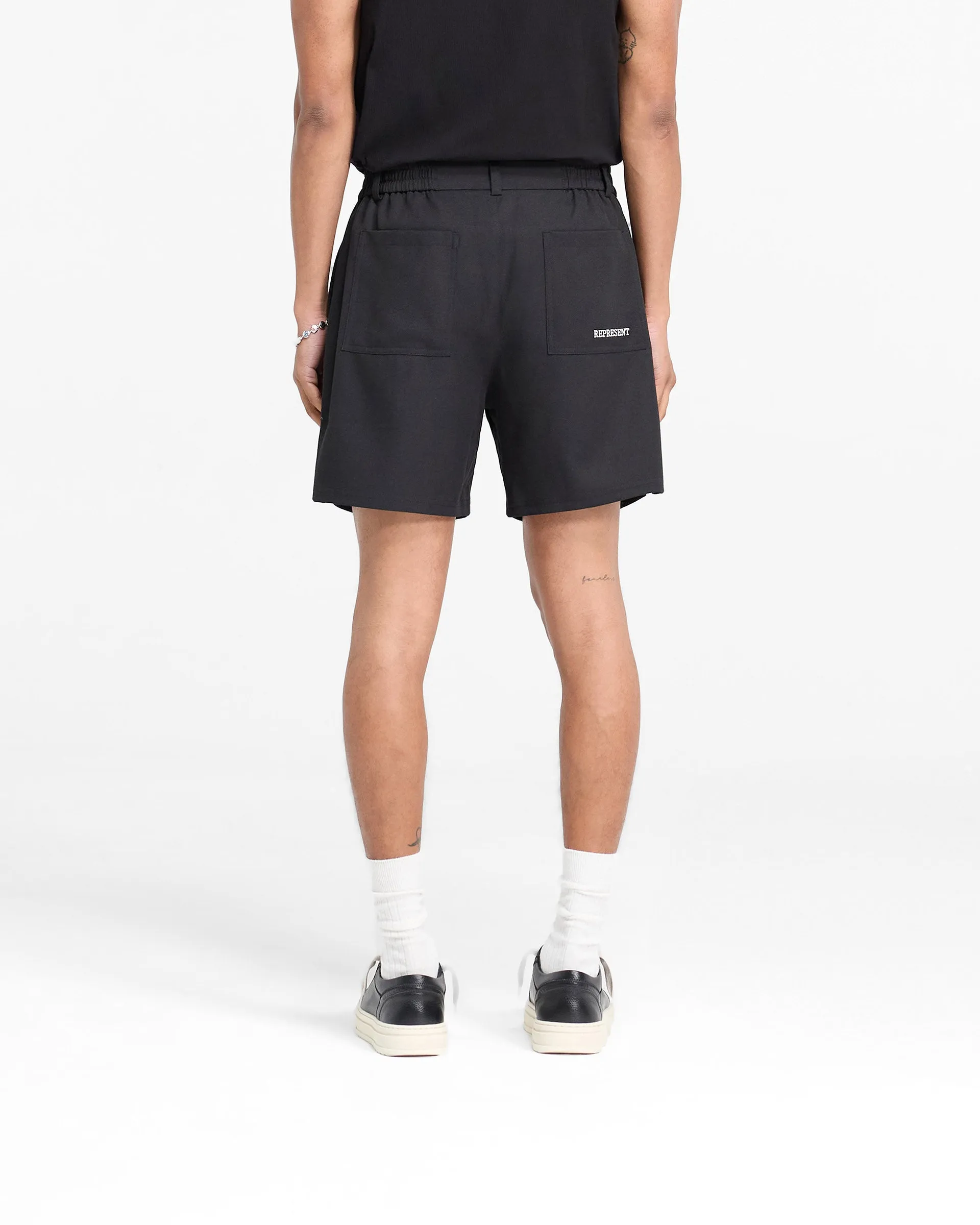 Logo Yacht Short - Black sold by Represent product image thumbnail 4