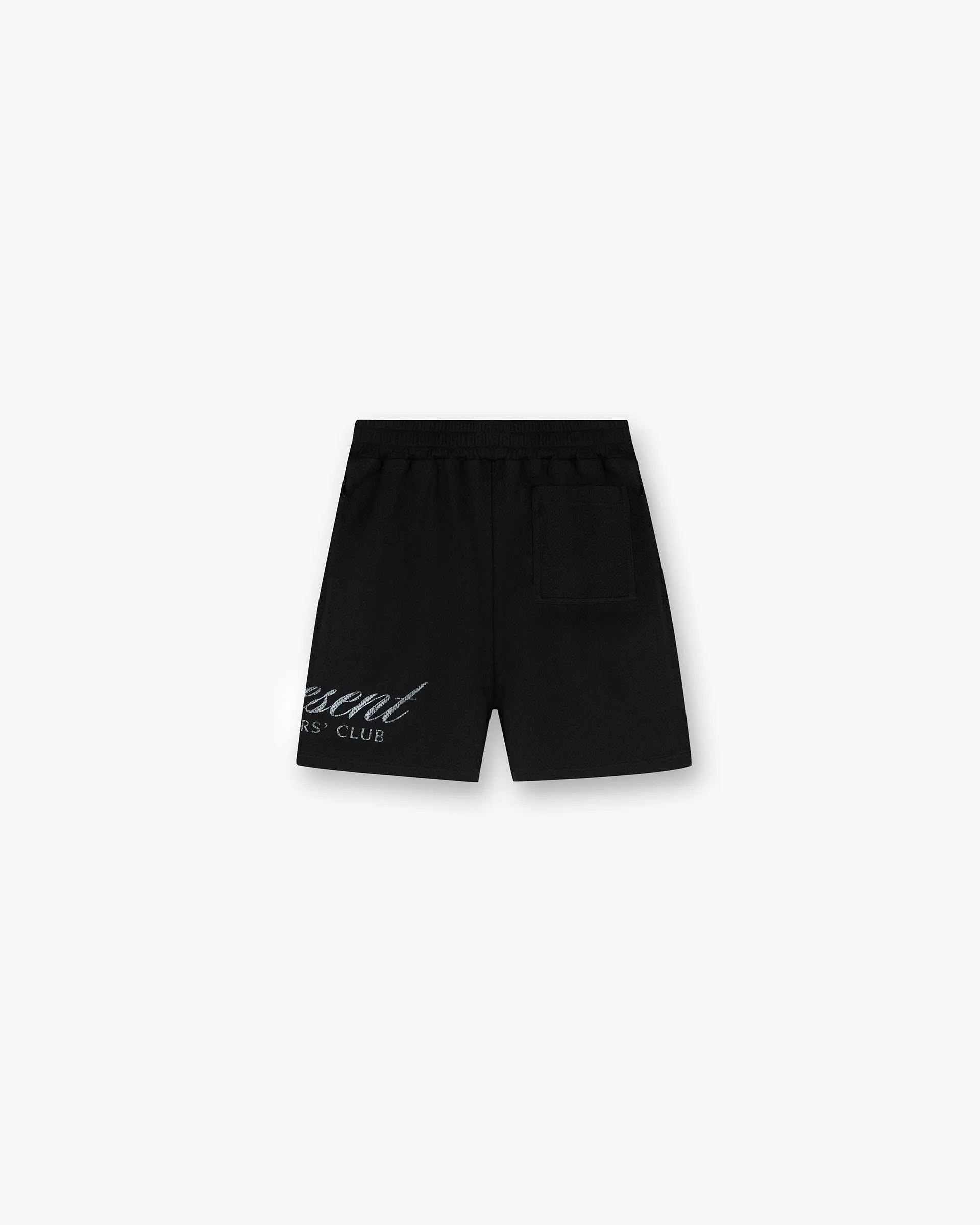 Represent Owners Club Script Mesh Shorts - Black sold by Represent product image thumbnail 2