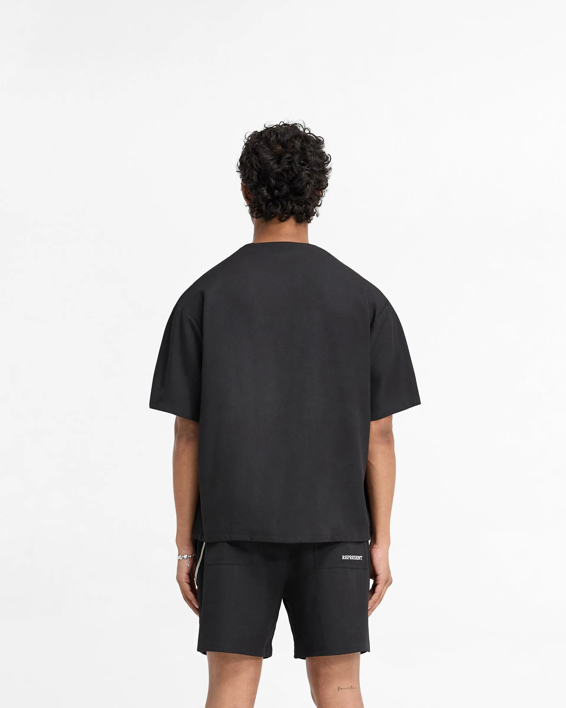 Baseball Shirt - Black sold by Represent product image thumbnail 4