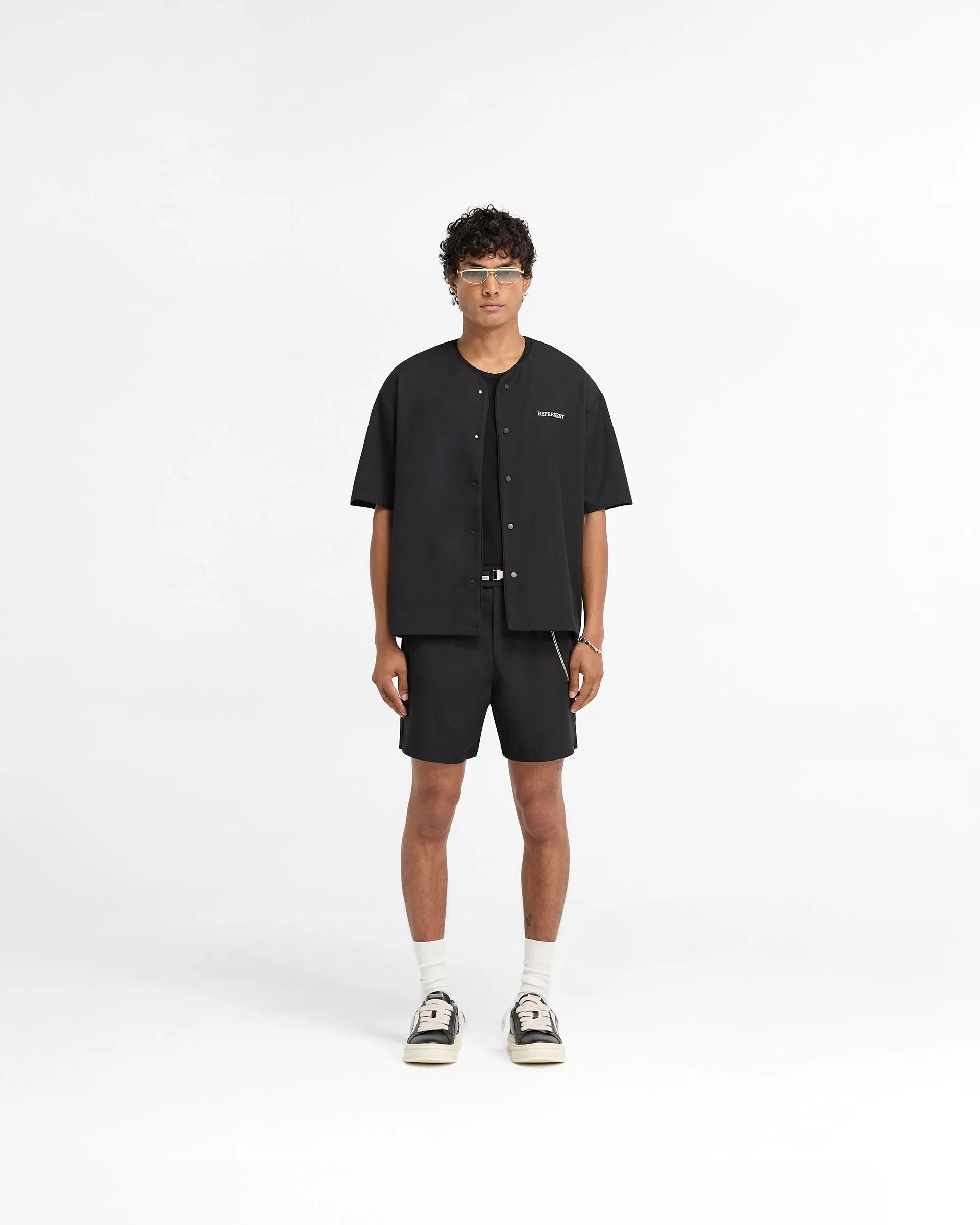 Baseball Shirt - Black sold by Represent product image thumbnail 5