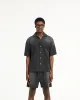 Towelling Shirt - Jet Black sold by Represent