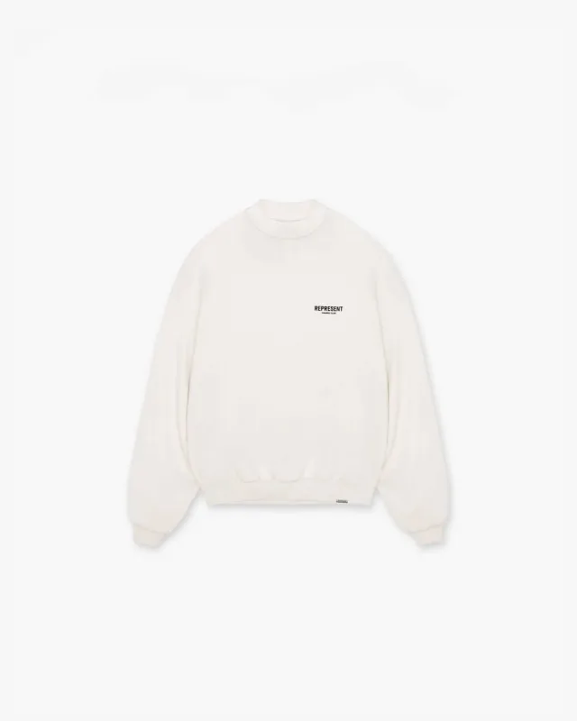 Represent Owners Club Sweater - Flat White sold by Represent