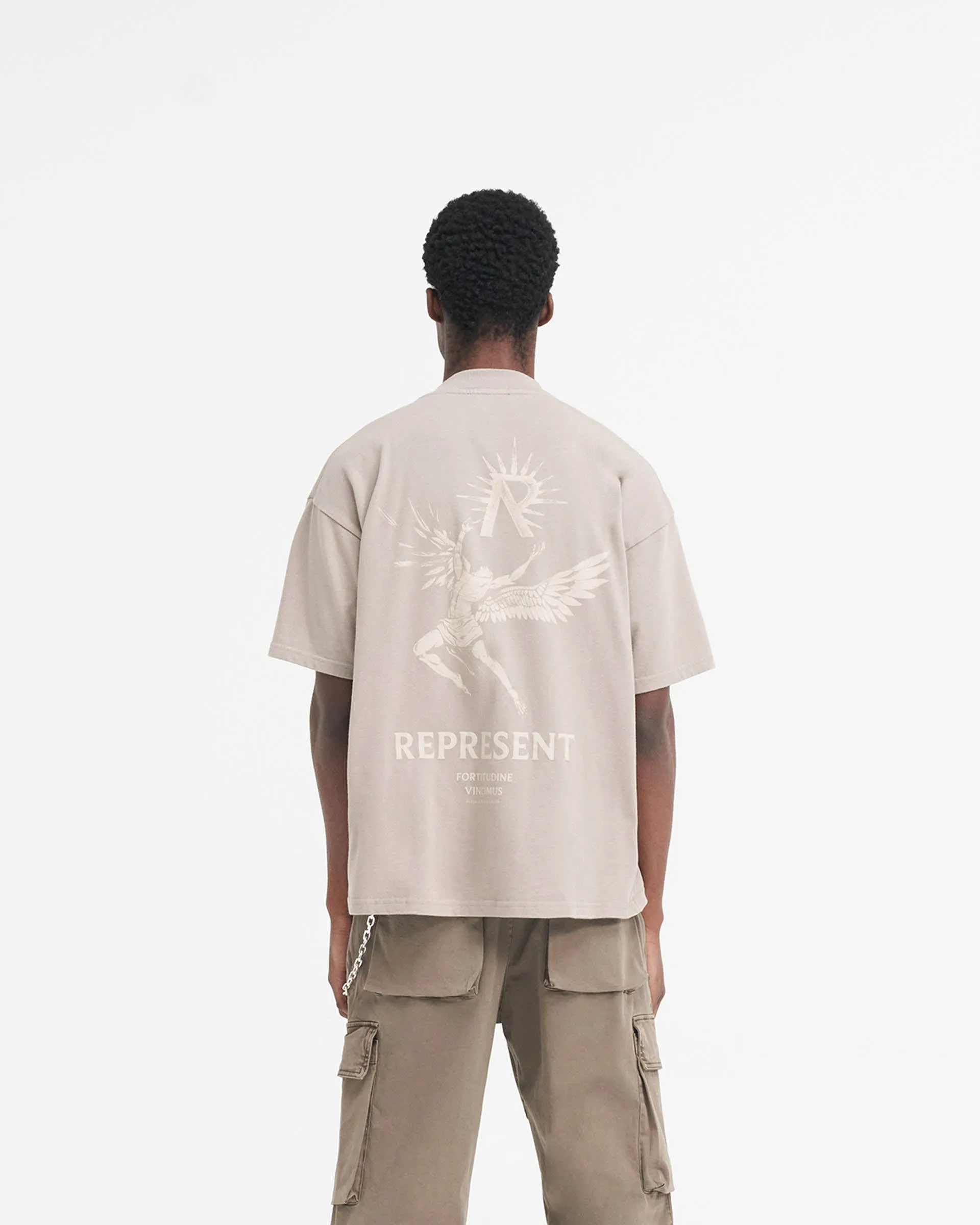 Icarus T-Shirt - Taupe sold by Represent product image thumbnail 5