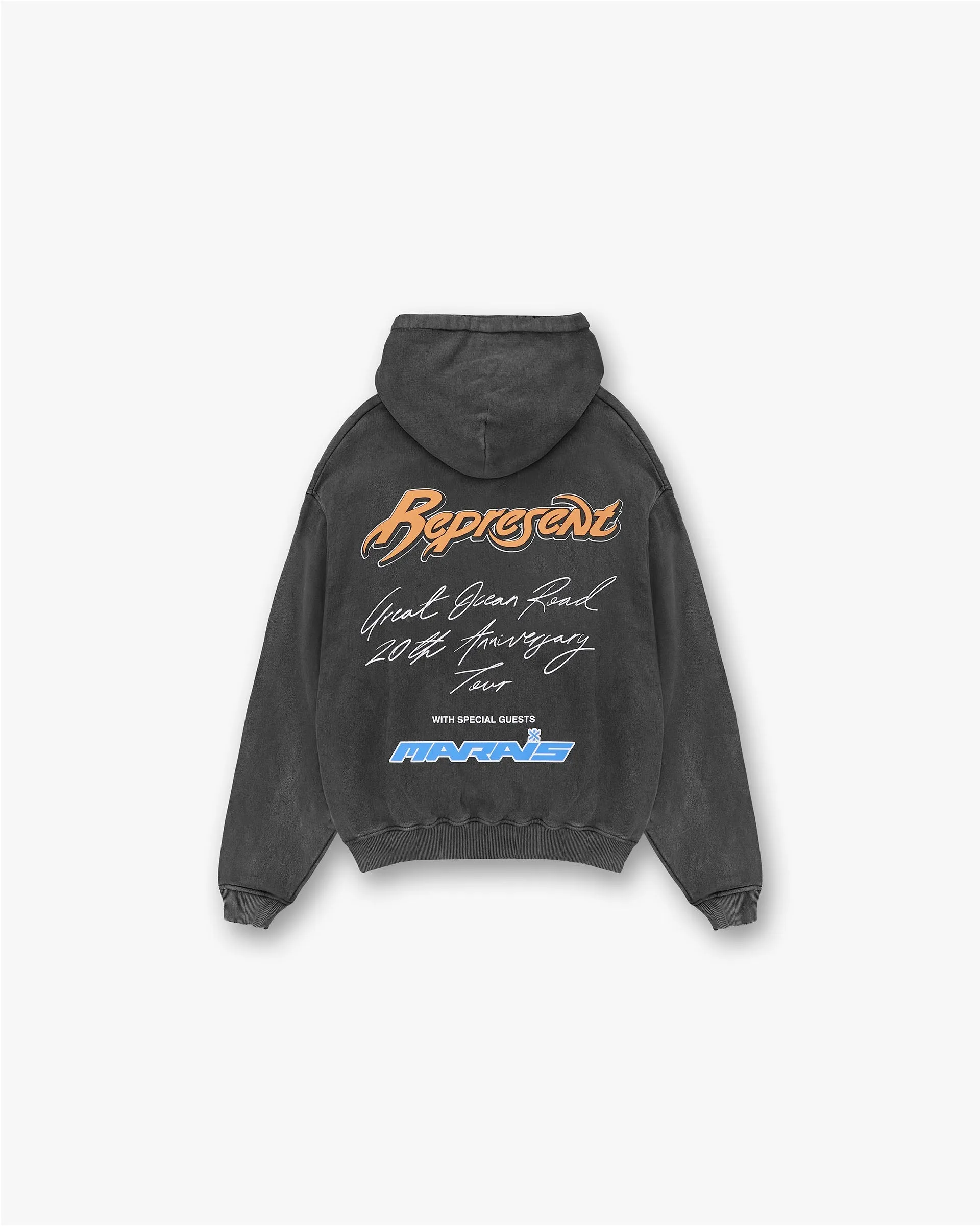 Represent X Marais Great Ocean Boxy Hoodie - Vintage Grey sold by Represent product image thumbnail 2