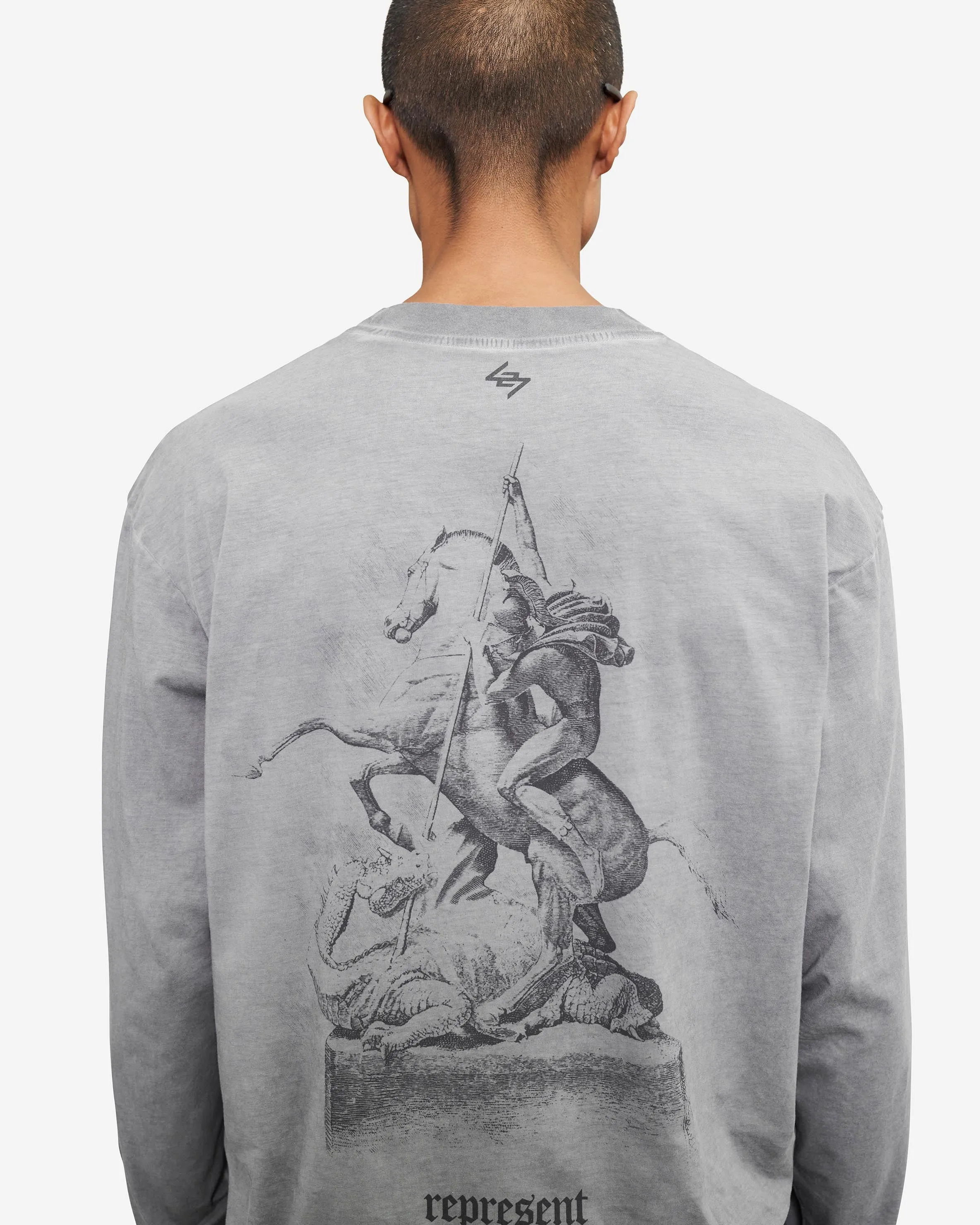 Vintage 247 Long Sleeve T-Shirt - Smoke sold by Represent product image thumbnail 4