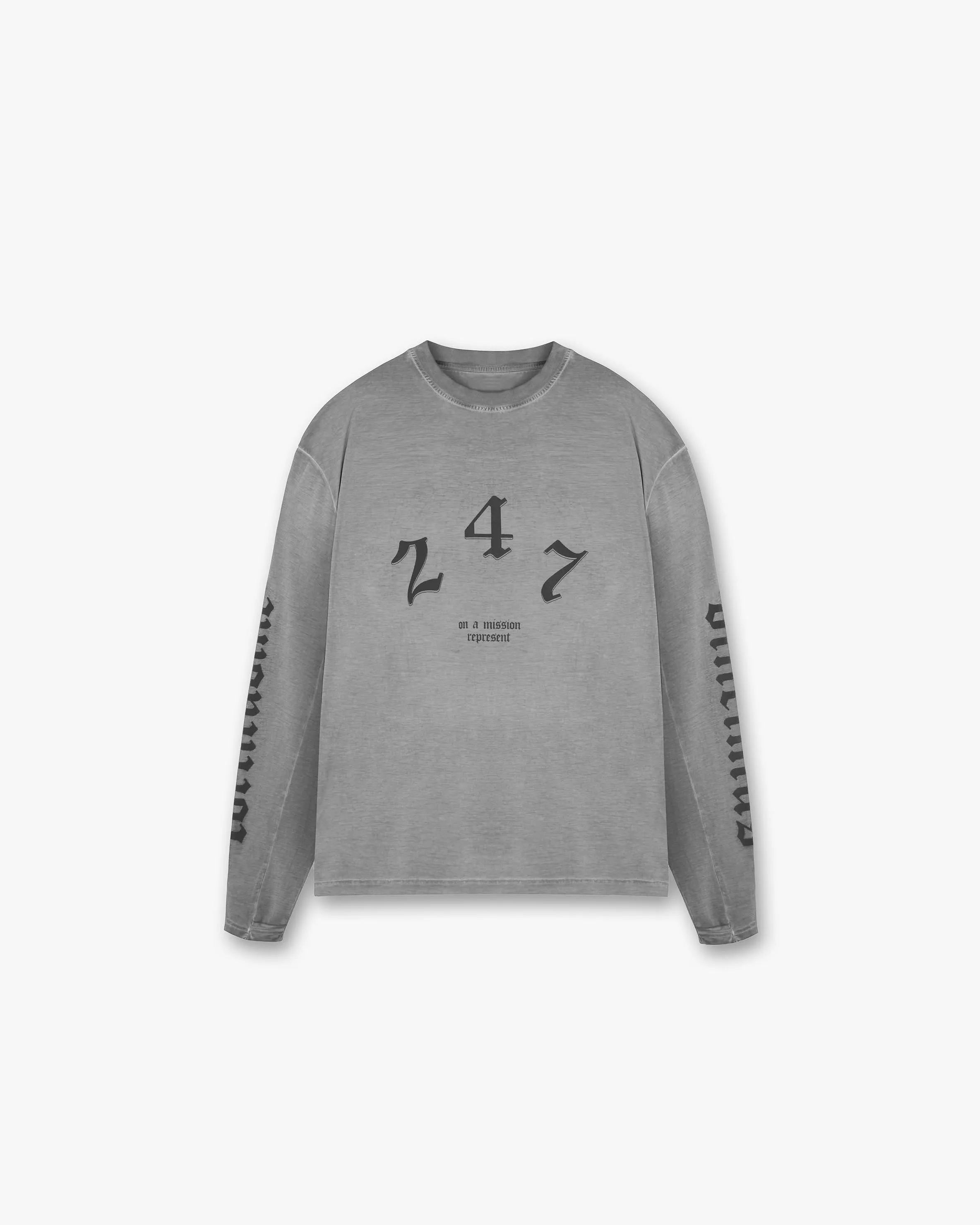 Vintage 247 Long Sleeve T-Shirt - Smoke sold by Represent