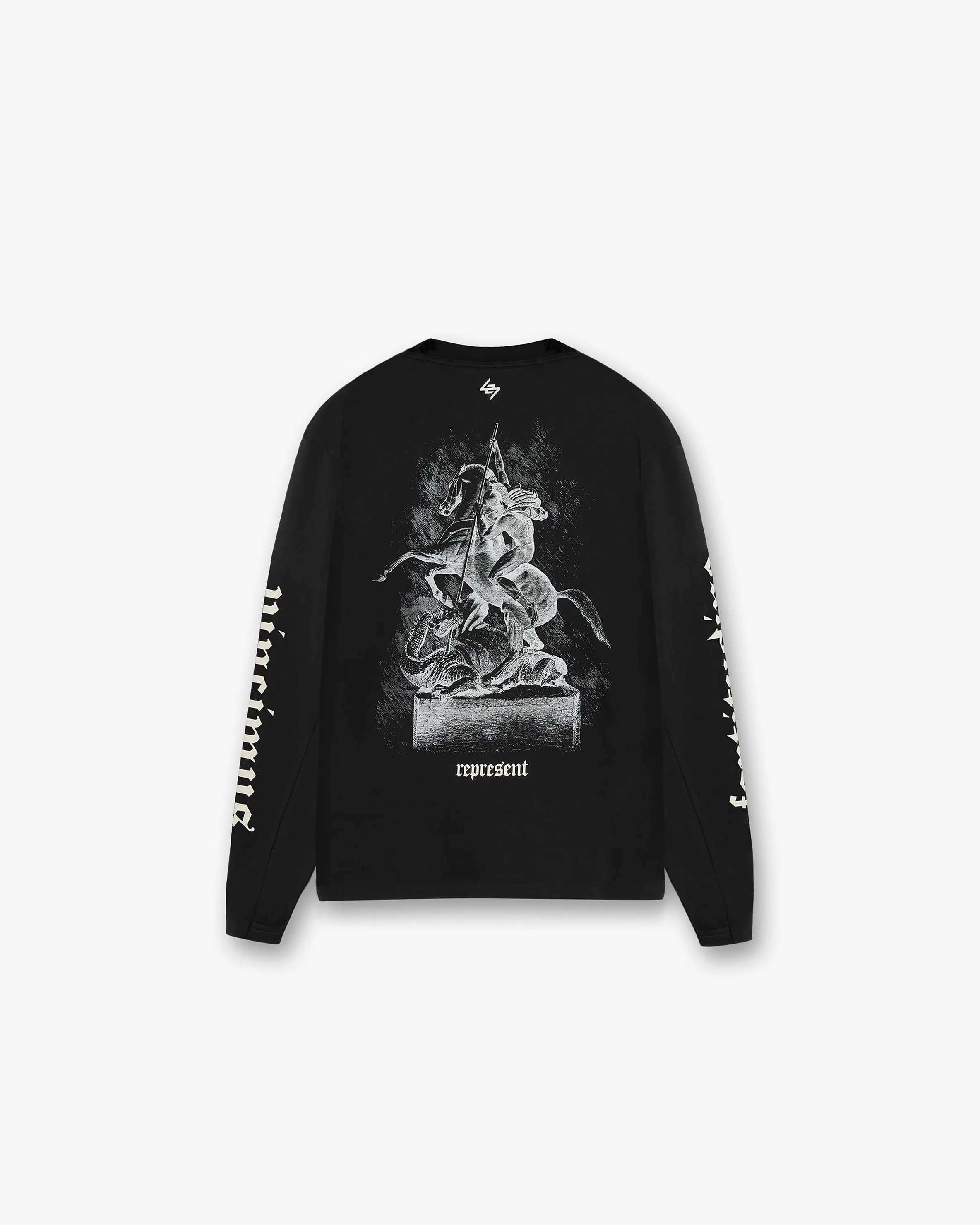 Vintage 247 Long Sleeve T-Shirt - Black Papyrus sold by Represent product image thumbnail 2