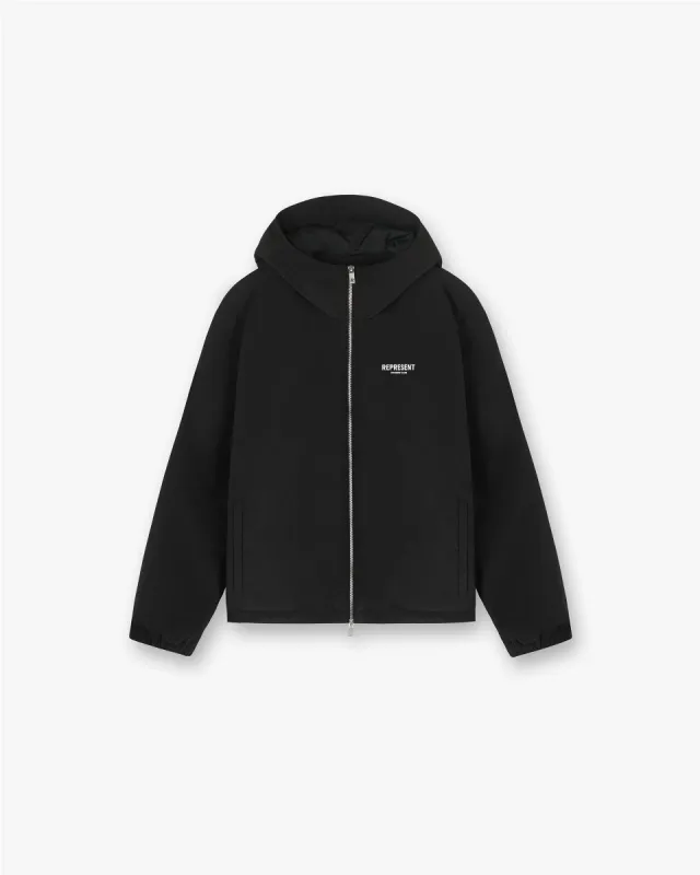 Represent Owners Club Hooded Coach Jacket - Black sold by Represent