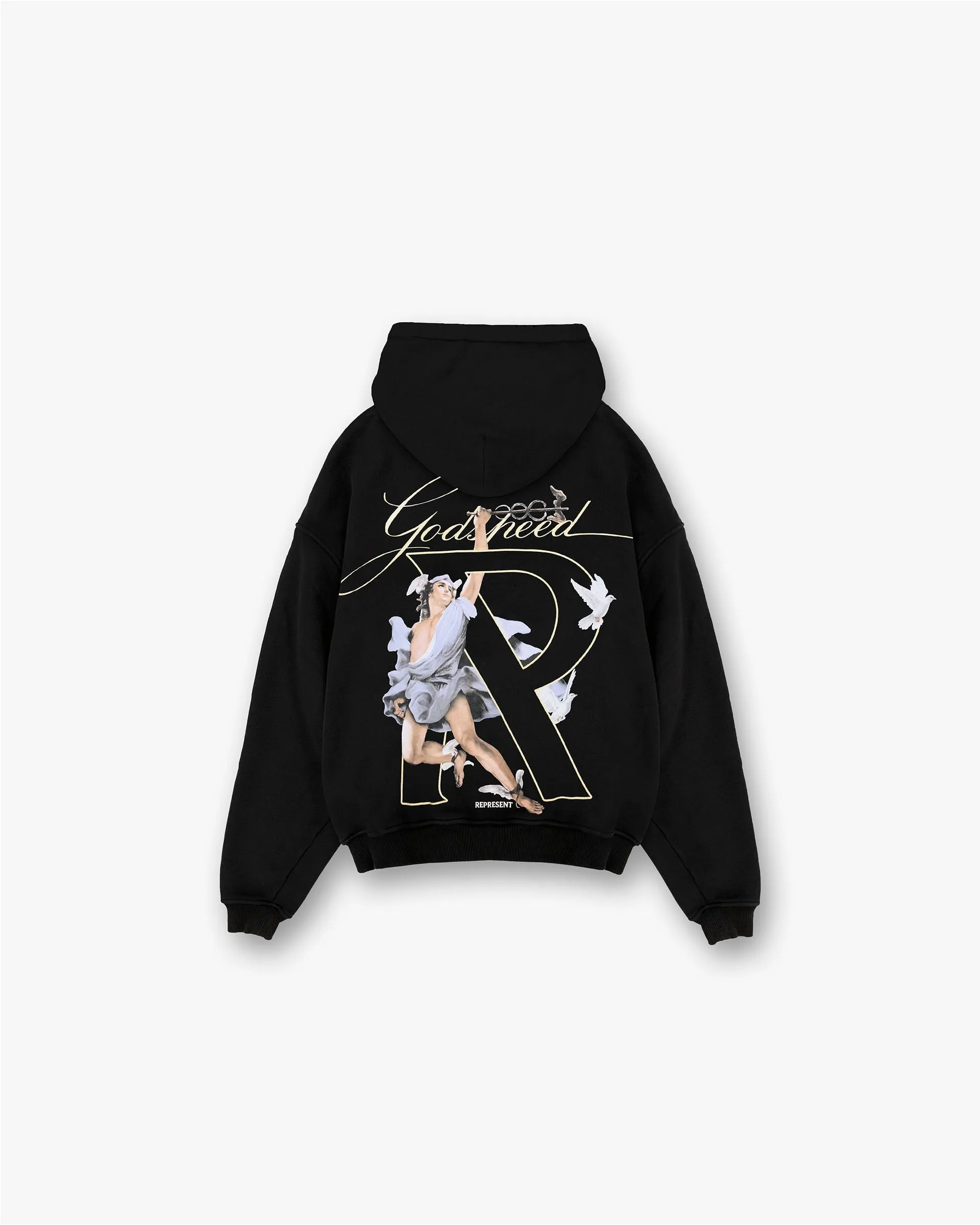 Hermes Hoodie - Jet Black sold by Represent product image thumbnail 2
