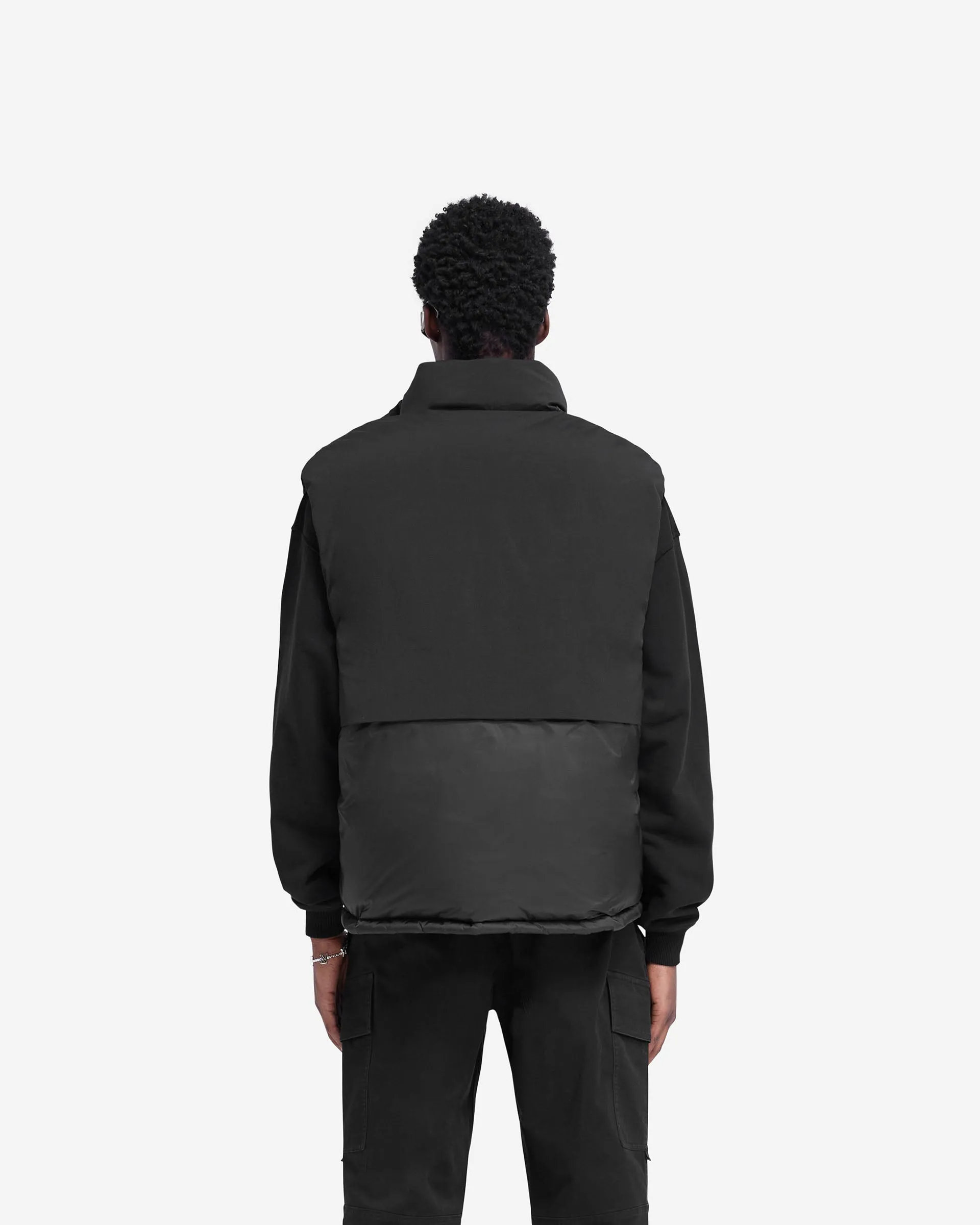 Layered Puffer Gilet - Jet Black sold by Represent product image thumbnail 4