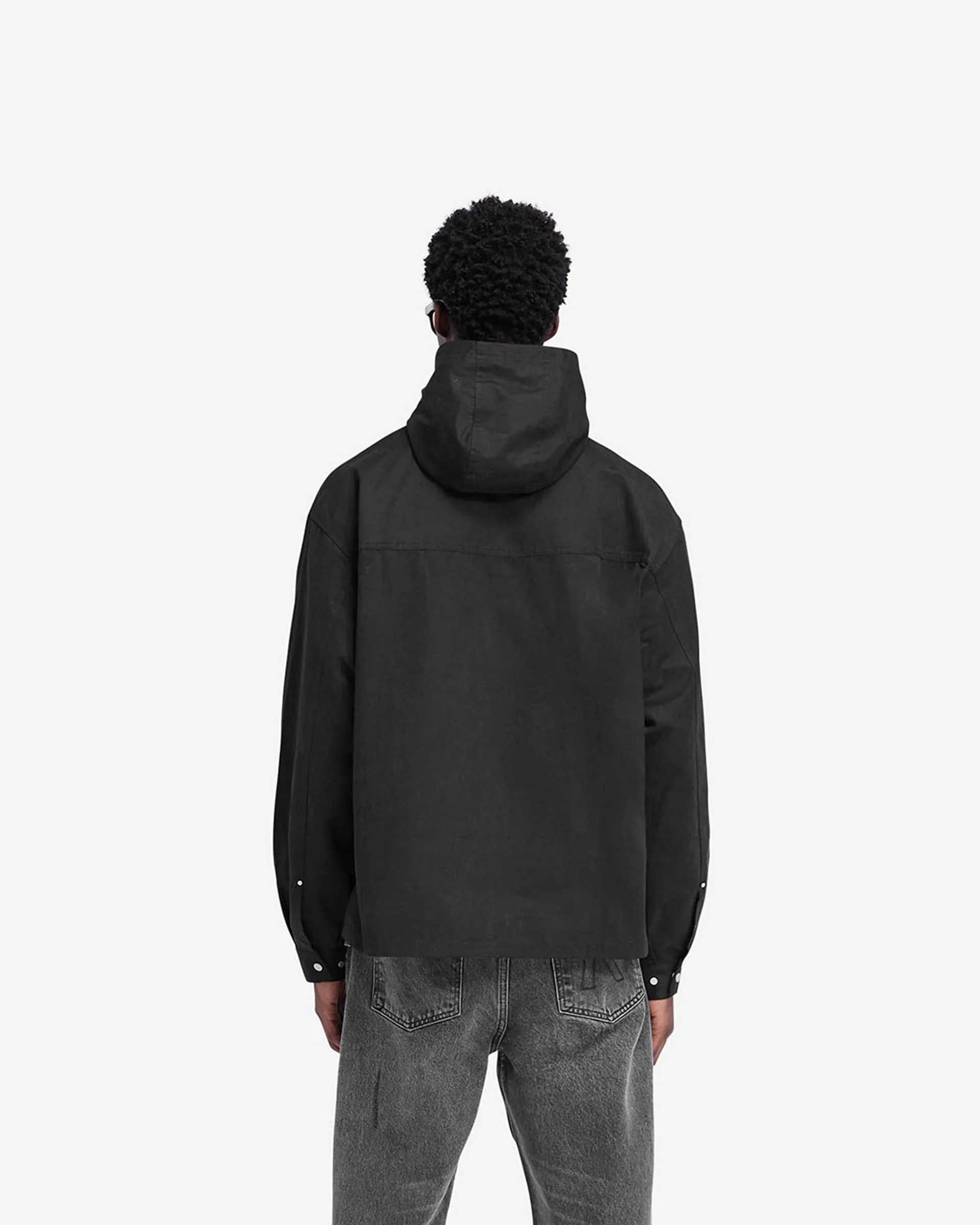 Utility Hooded Shirt - Jet Black sold by Represent product image thumbnail 4