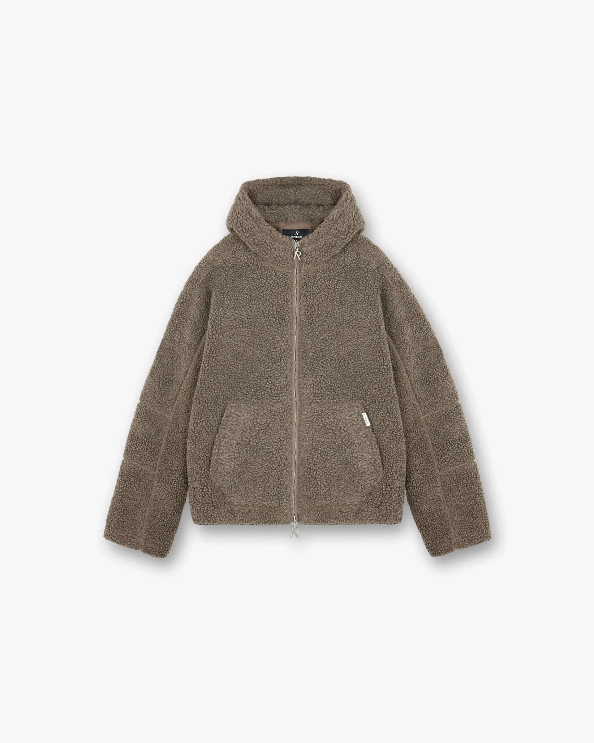 Hooded Fleece Jacket - Rock sold by Represent