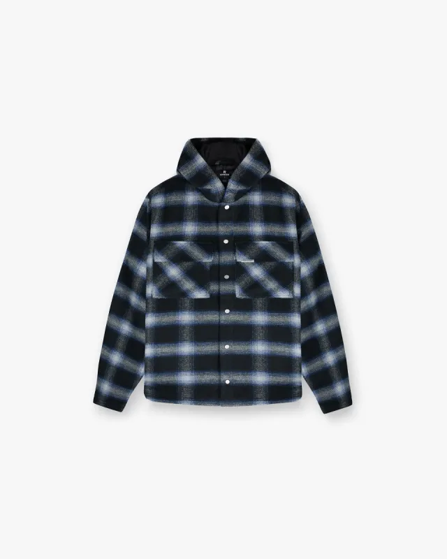 Hooded Overshirt - Midnight Navy sold by Represent