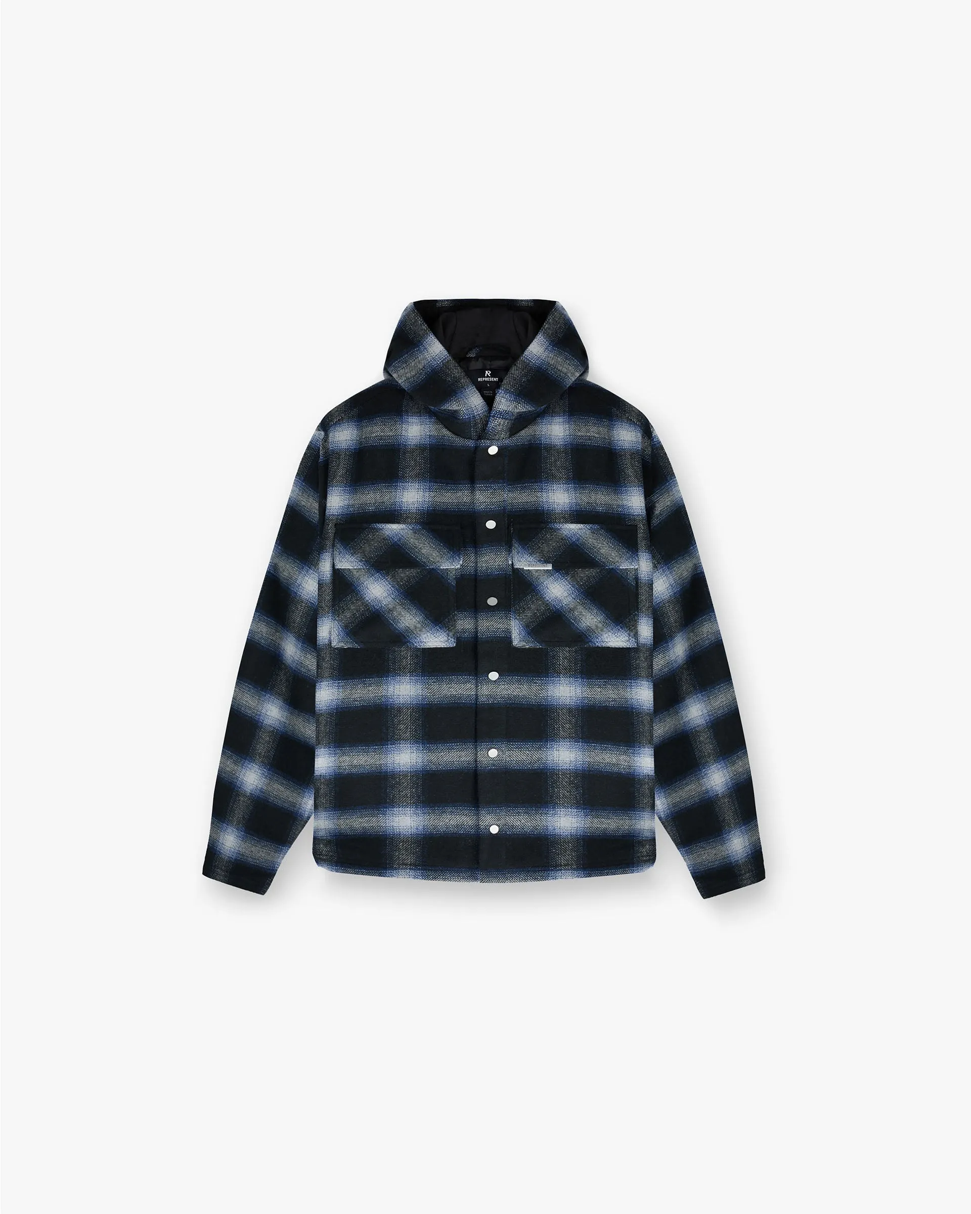 Hooded Overshirt - Midnight Navy sold by Represent