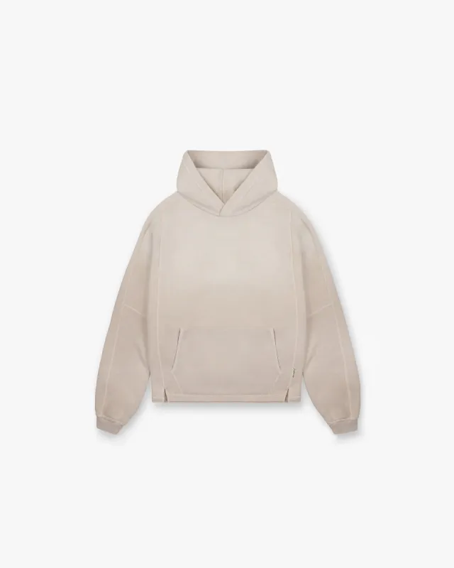 Stepped Hem Hoodie - Oat sold by Represent