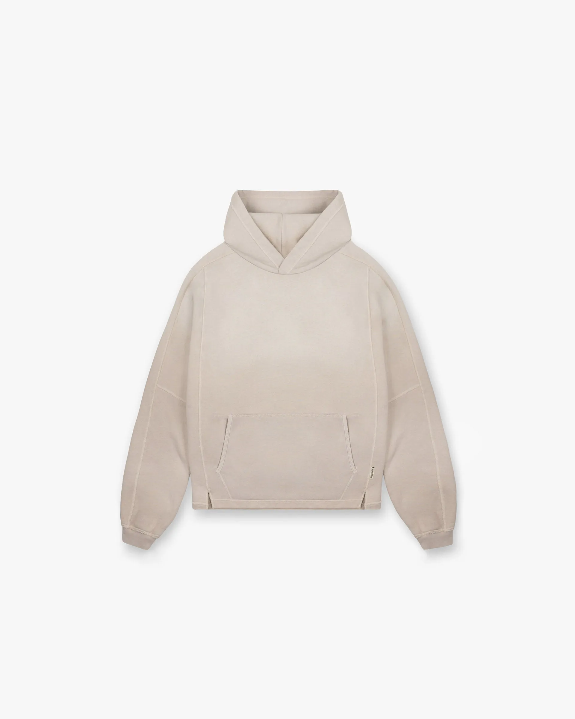 Stepped Hem Hoodie - Oat sold by Represent