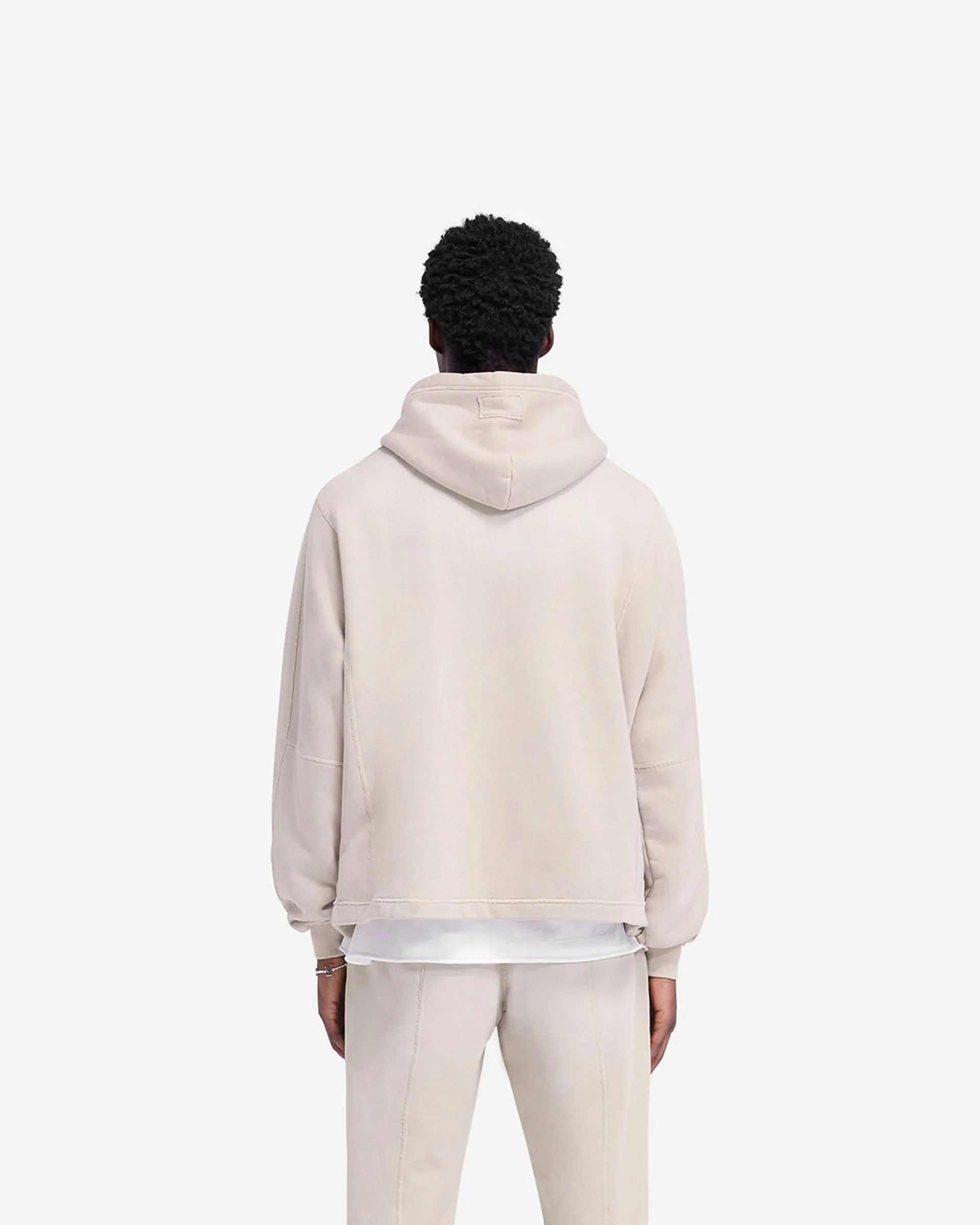 Stepped Hem Hoodie - Oat sold by Represent product image thumbnail 5
