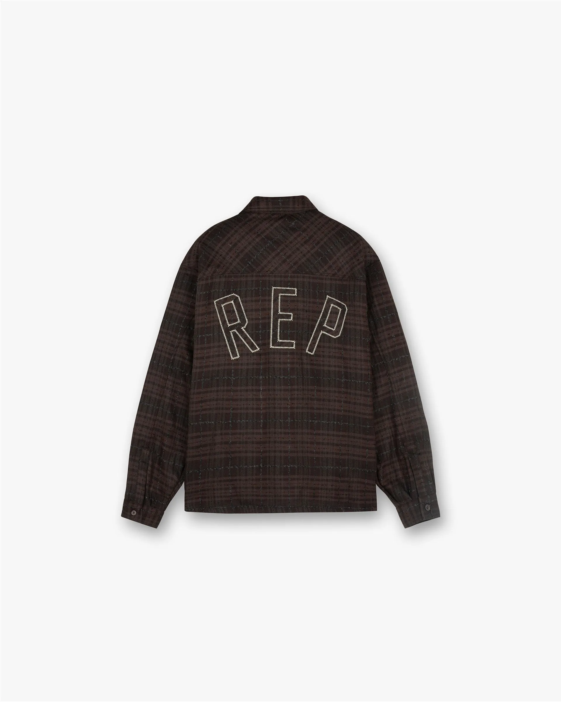 Rep Flannel Shirt - Coffee sold by Represent product image thumbnail 2
