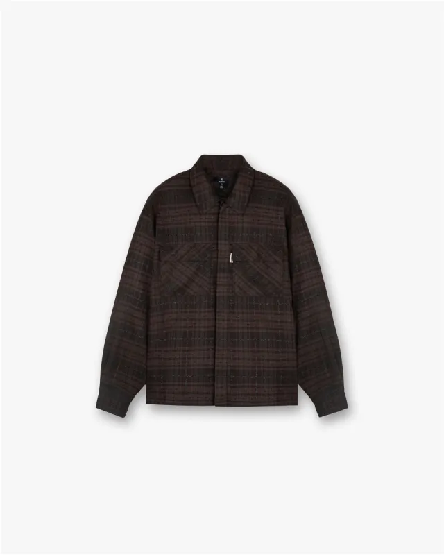 Rep Flannel Shirt - Coffee sold by Represent