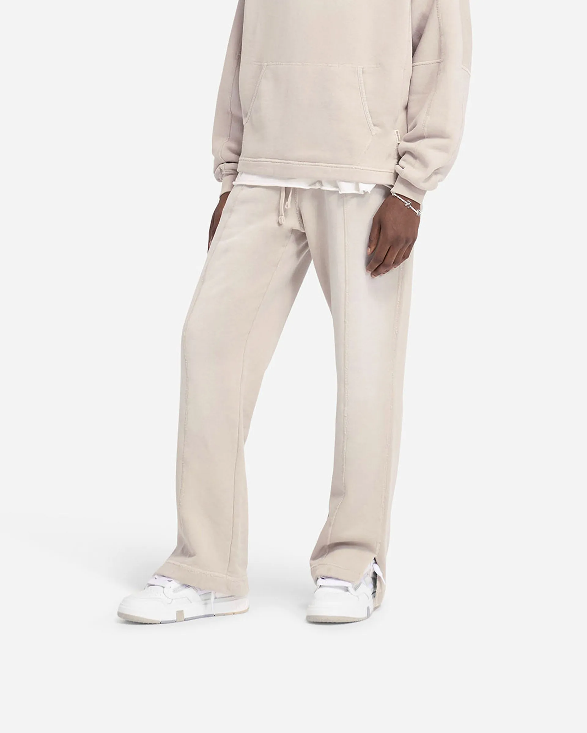 Stepped Hem Sweatpants - Oat sold by Represent product image thumbnail 4