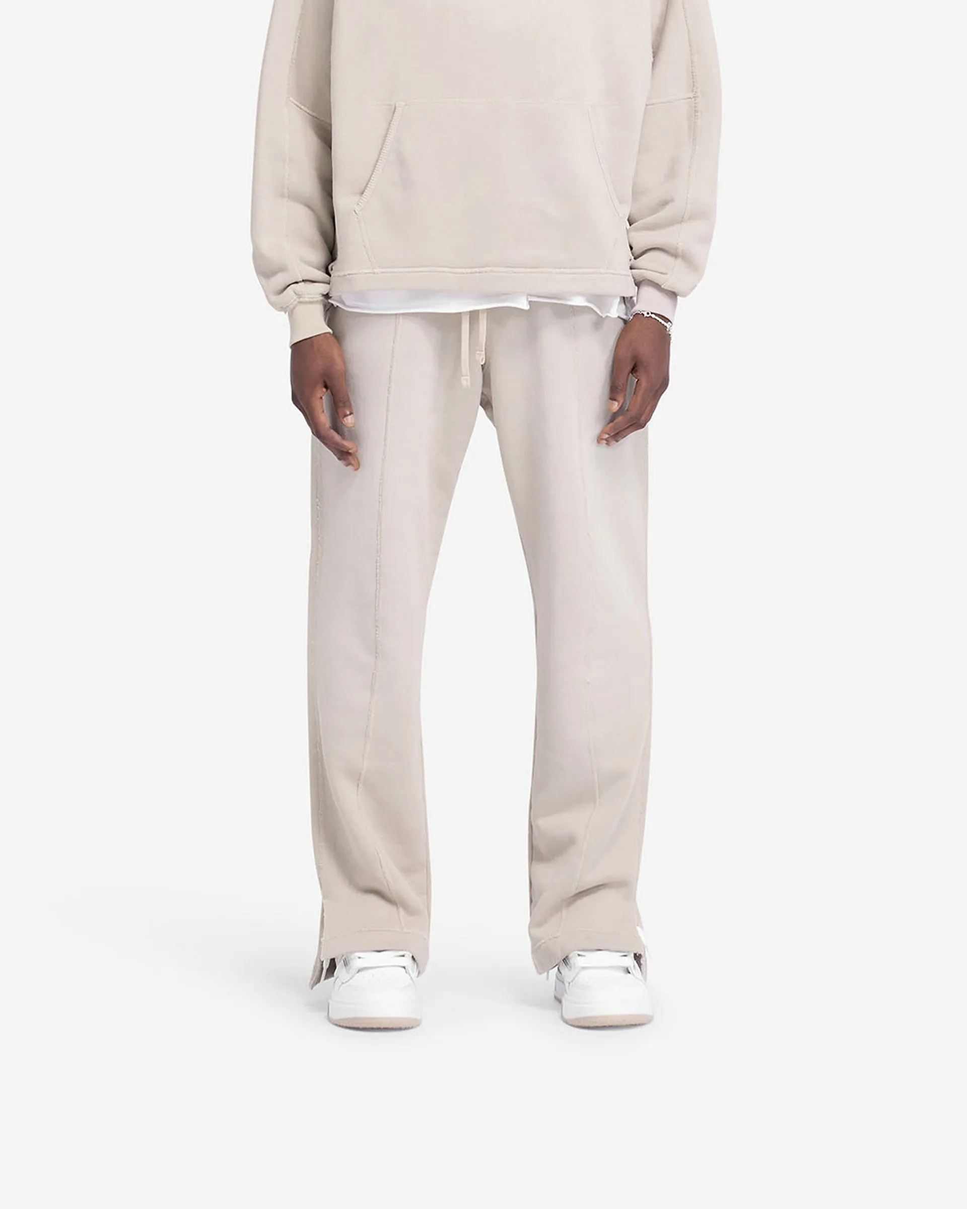 Stepped Hem Sweatpants - Oat sold by Represent product image thumbnail 3