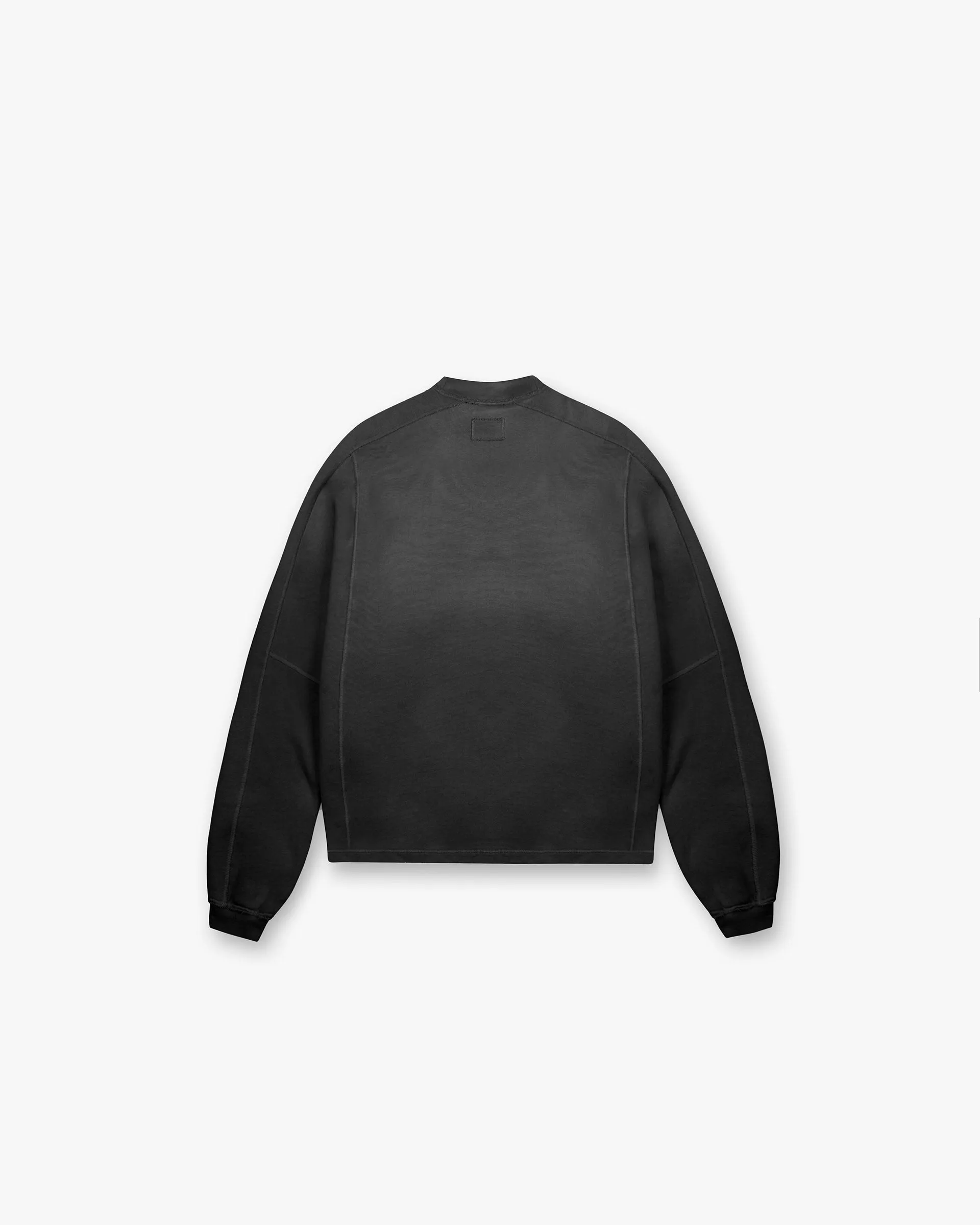 Stepped Hem Sweatshirt - Stained Black sold by Represent product image thumbnail 2