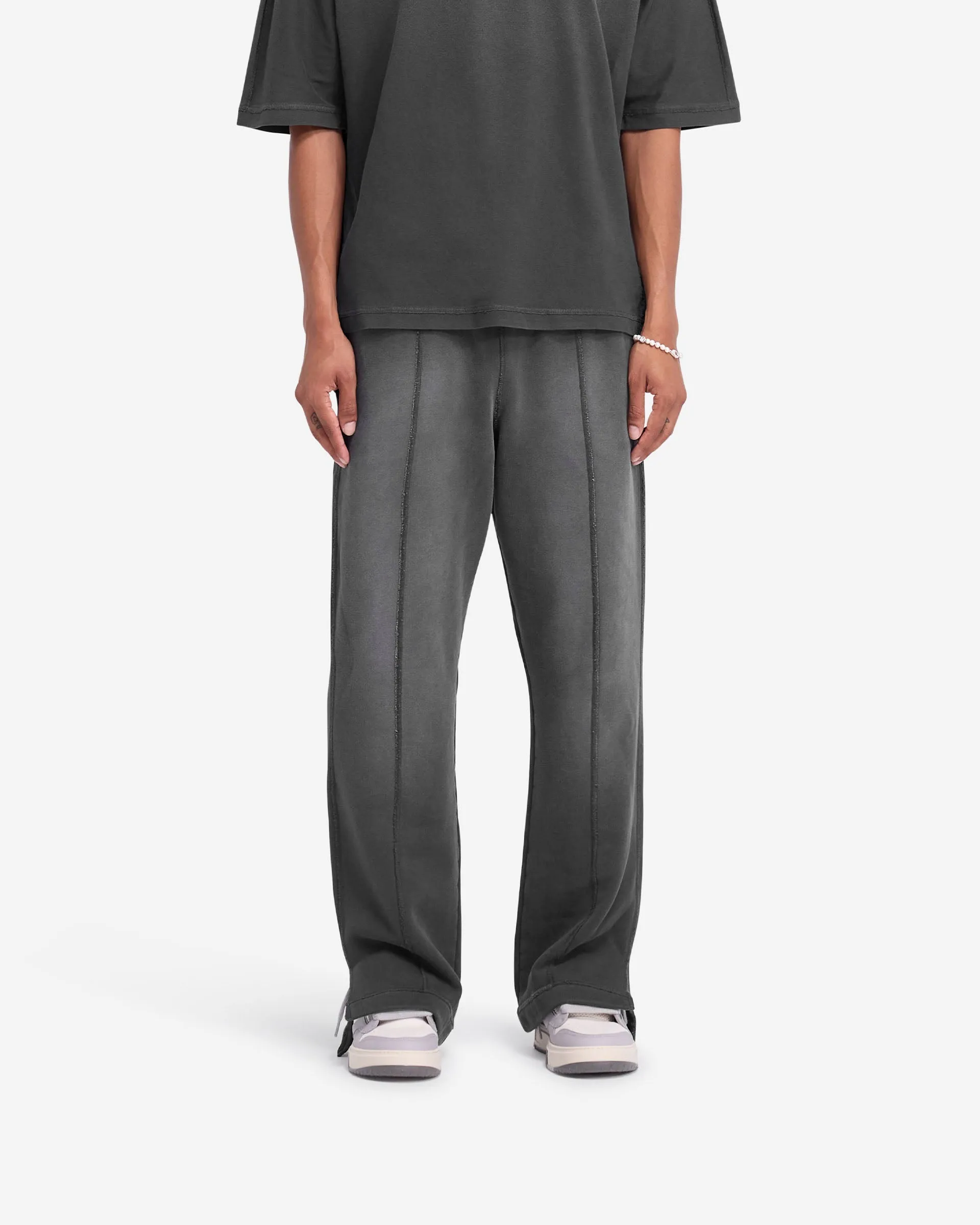 Stepped Hem Sweatpants - Stained Black sold by Represent product image thumbnail 3