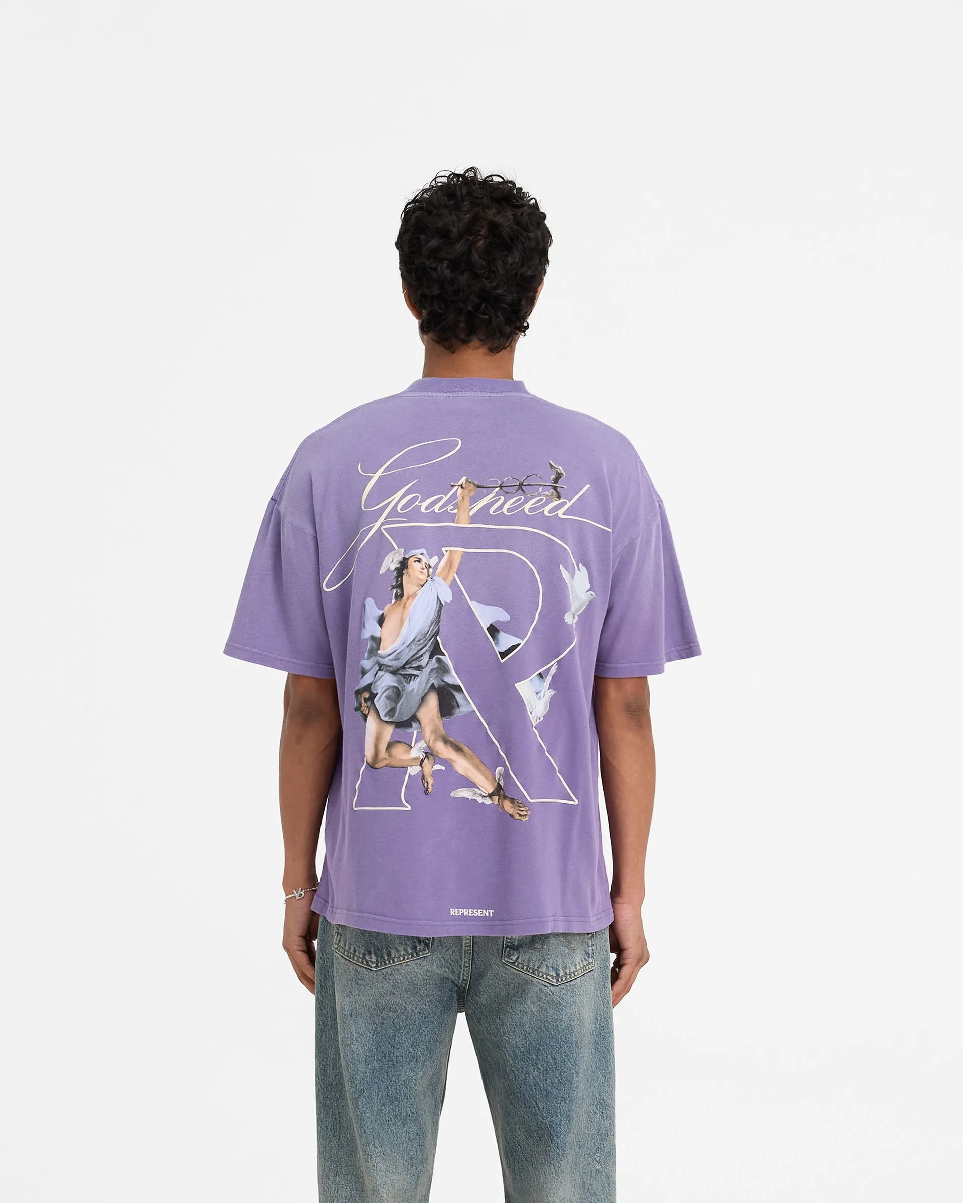 Hermes T-Shirt - Purple sold by Represent product image thumbnail 5