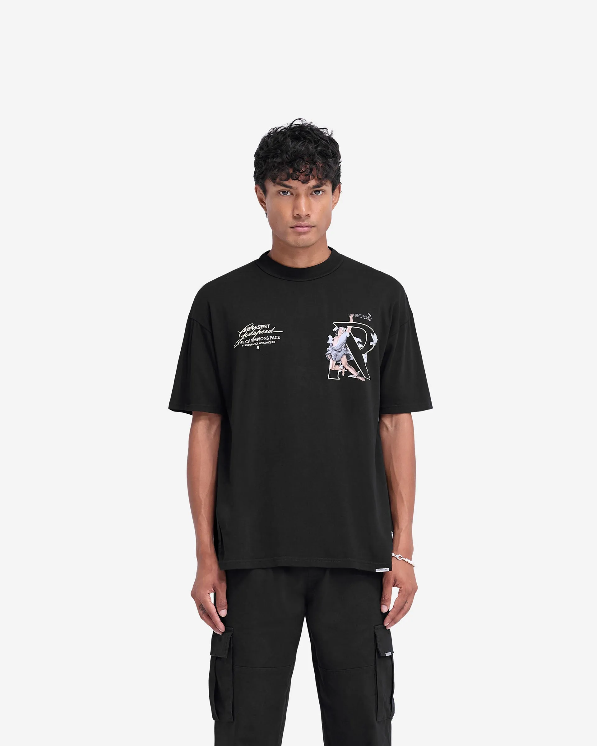 Hermes T-Shirt - Jet Black sold by Represent product image thumbnail 3